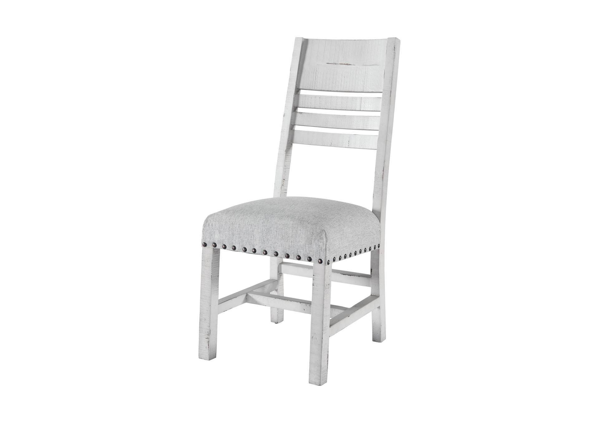 Condesa White Wooden Back Side Chair 2 Per Pack,Elements