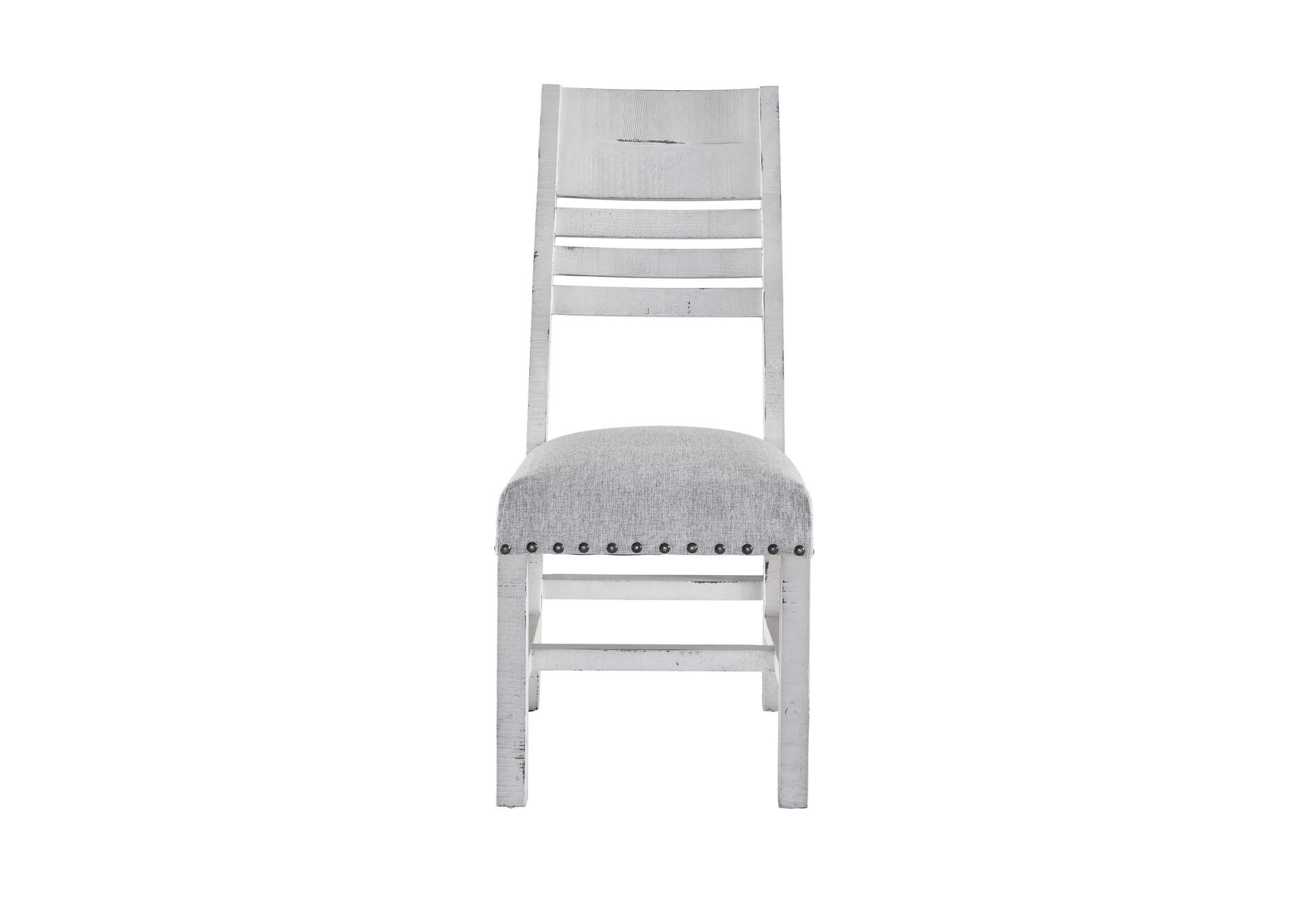 Condesa White Wooden Back Side Chair 2 Per Pack,Elements