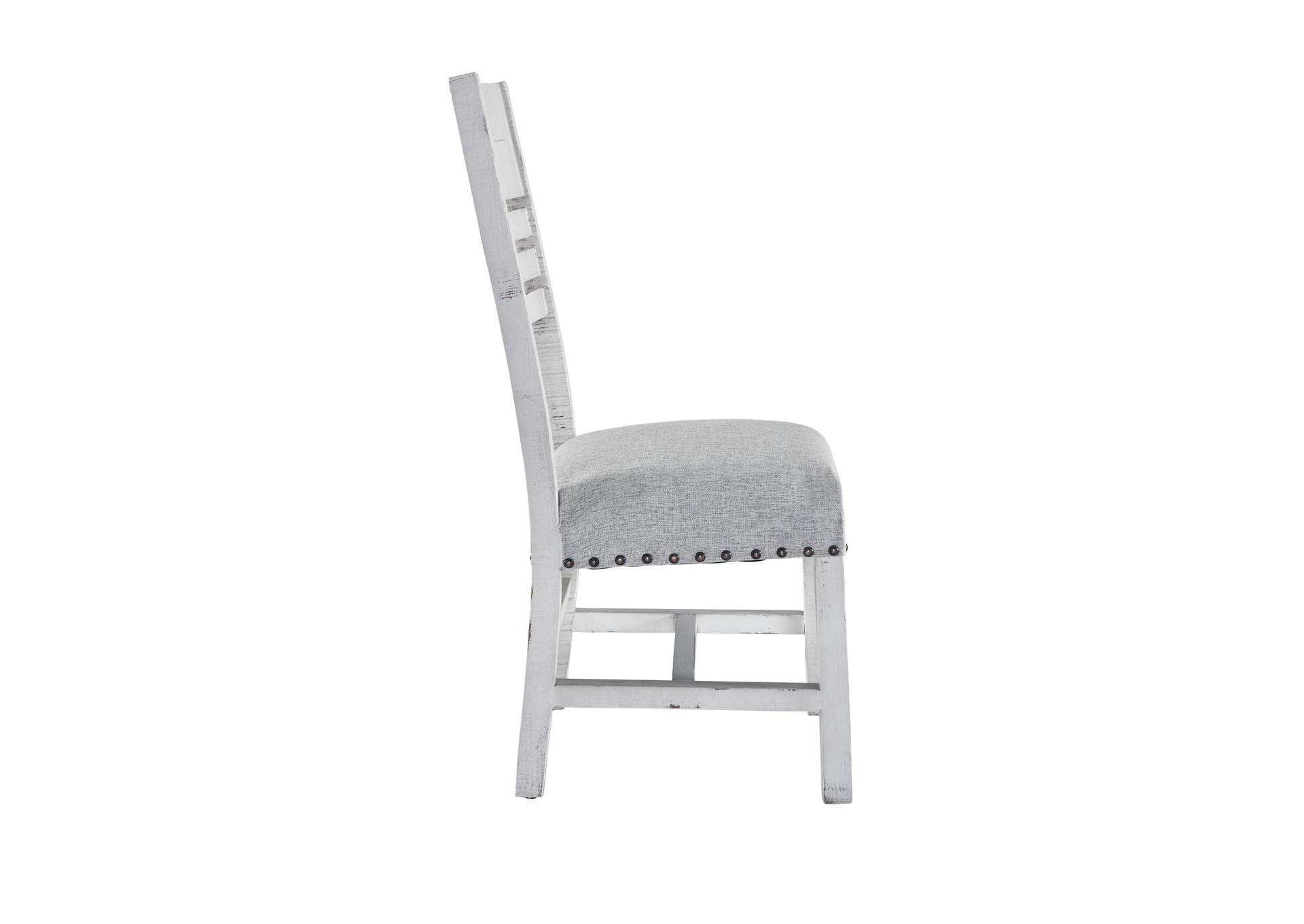 Condesa White Wooden Back Side Chair 2 Per Pack,Elements