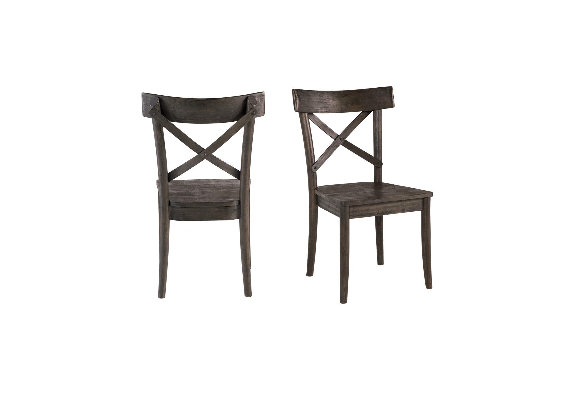 D210 - 43C Coronado - Side Chair 2 - Ctn - Chocolate,Elements