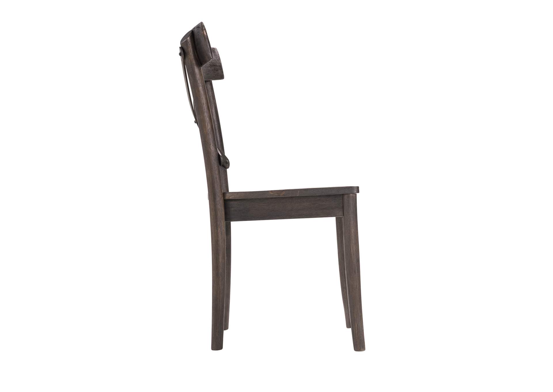 D210 - 43C Coronado - Side Chair 2 - Ctn - Chocolate,Elements