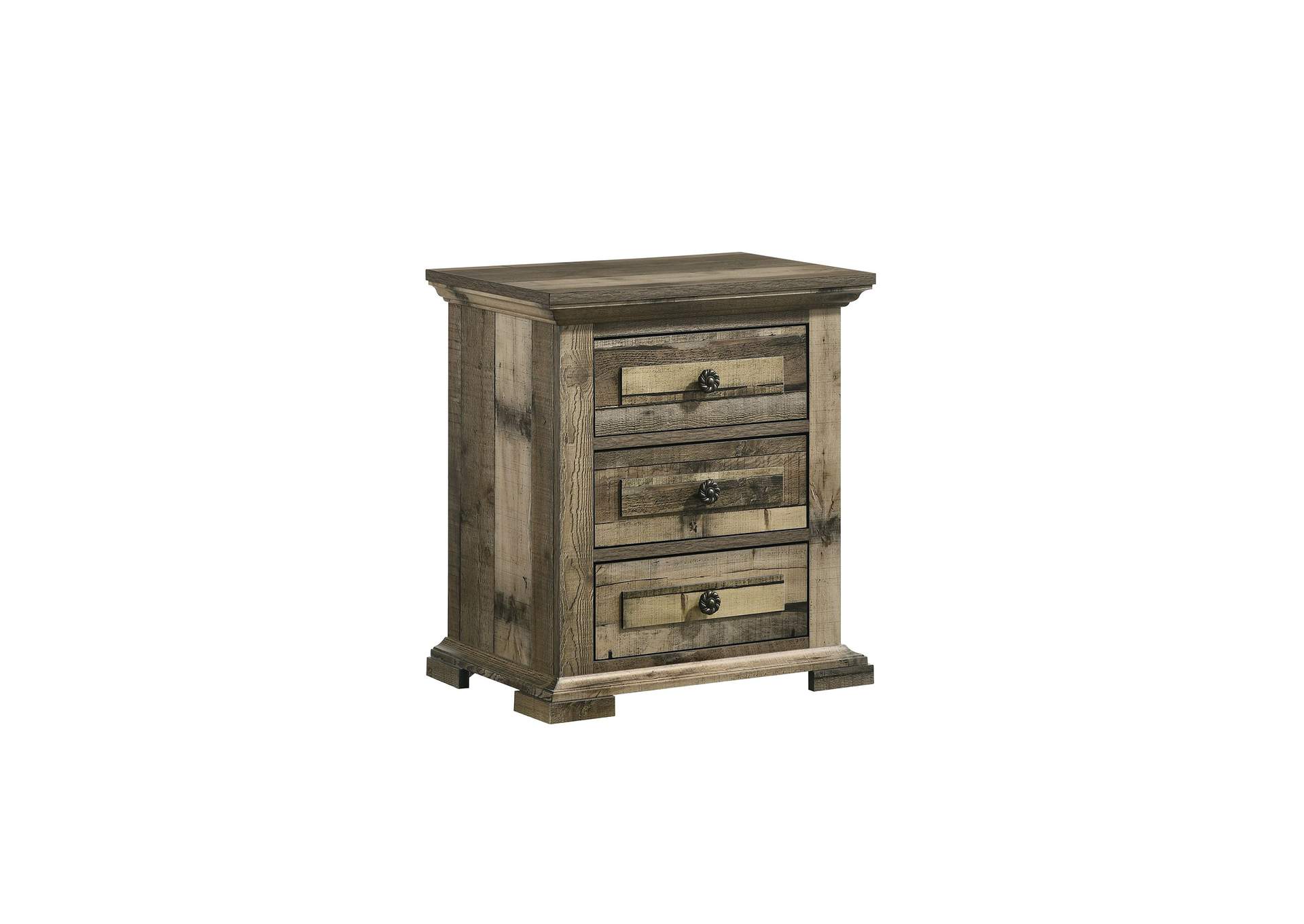 Cortez Full Panel 5 Piece Bedroom Set In Drift,Elements