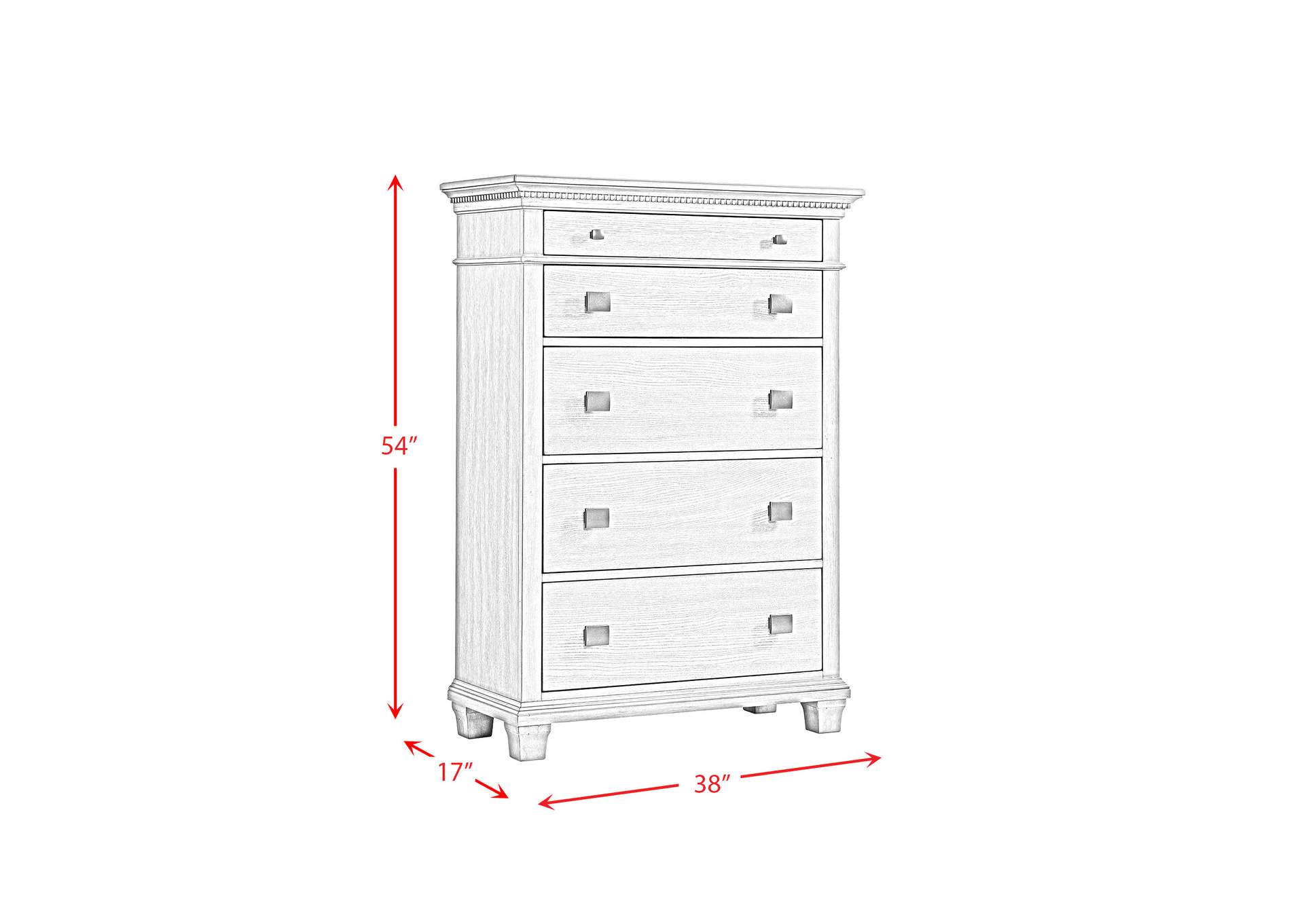 Crawford Chest Grey,Elements