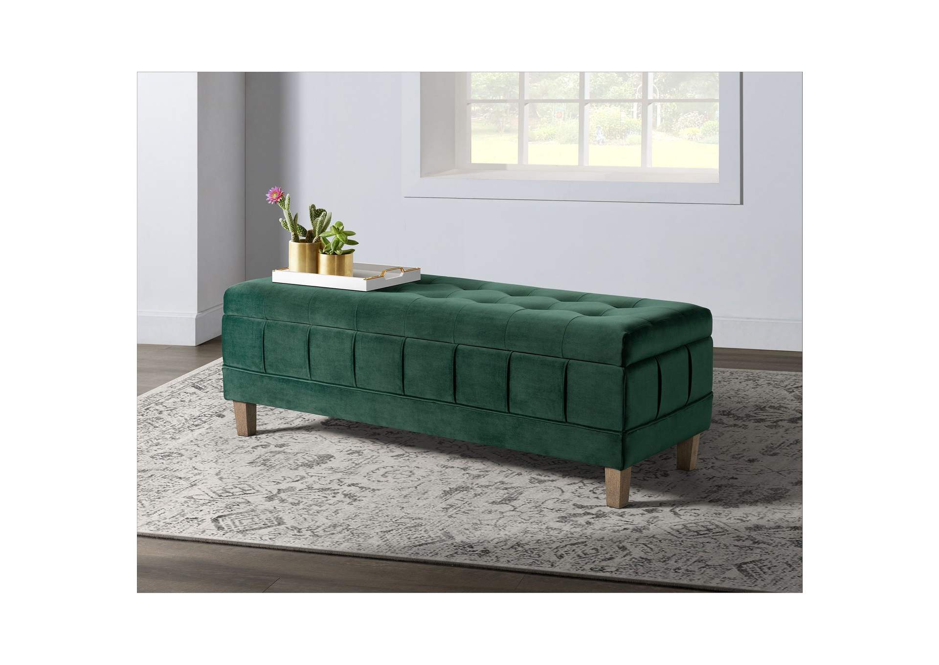 Crosby Bench Royale Evergreen,Elements