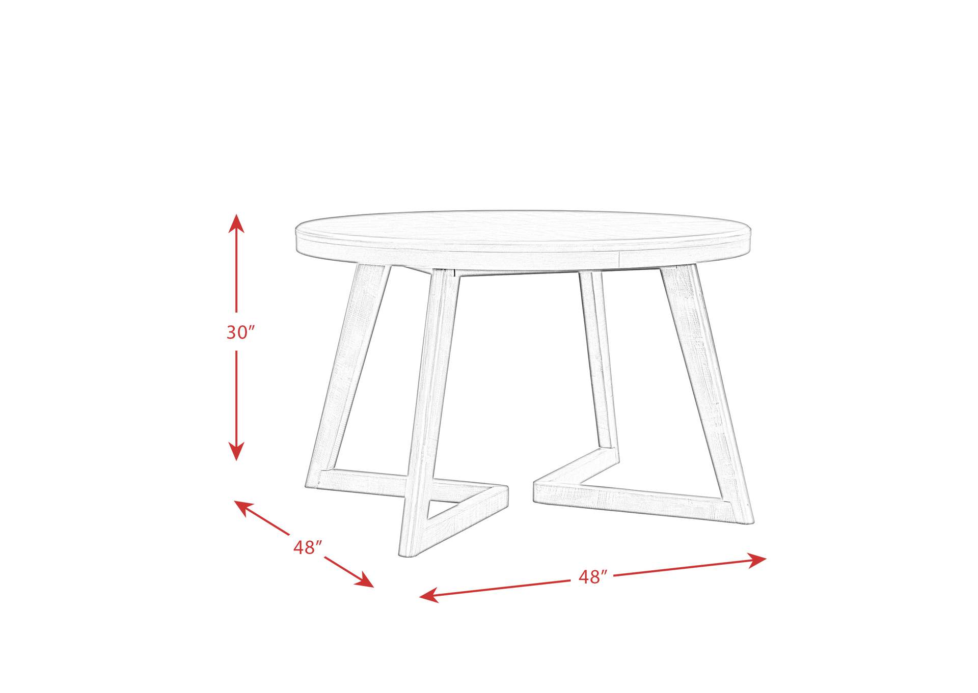 Cross Round Dining Table,Elements