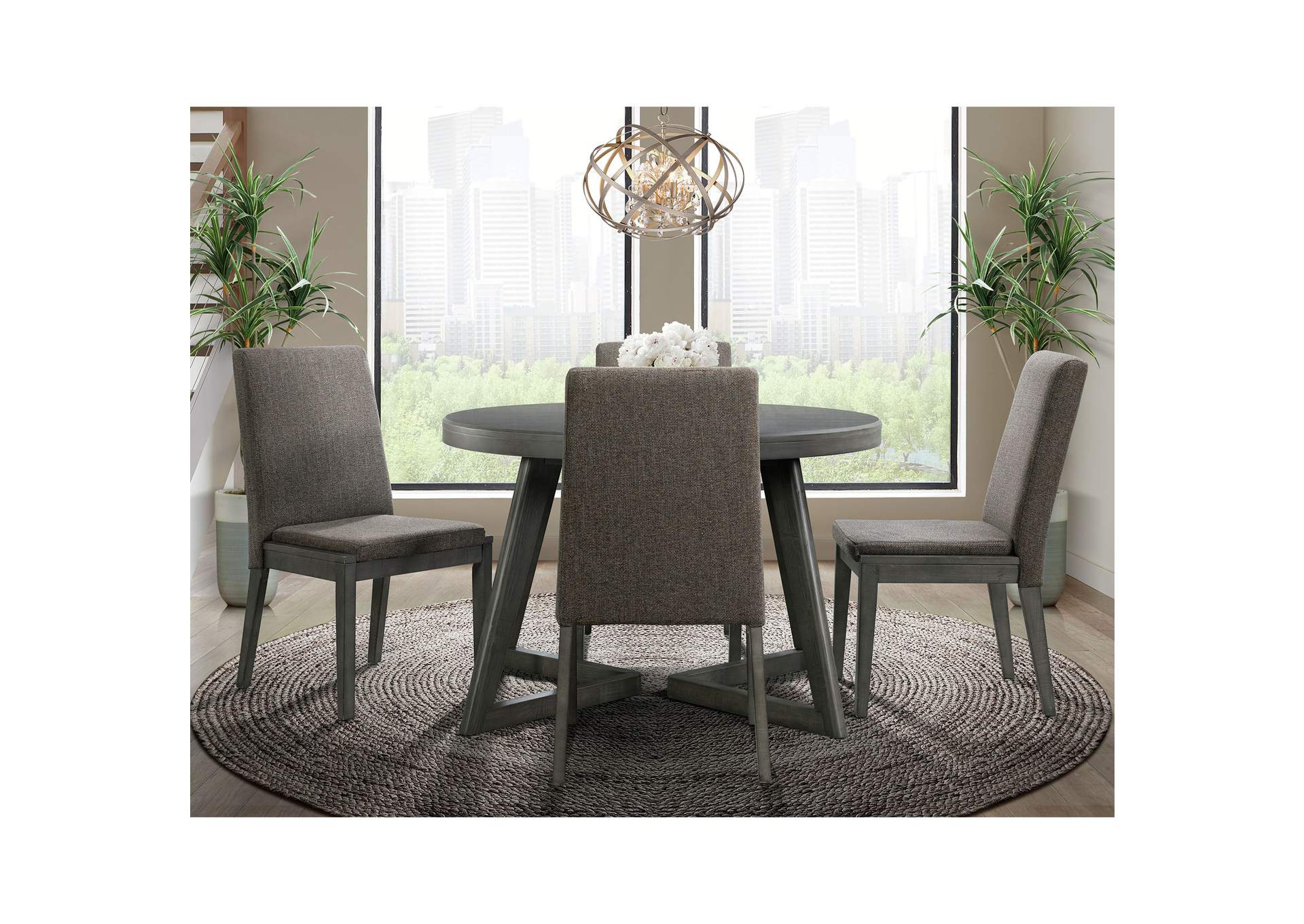 Cross Round Dining Side Chair 2 Per Pack,Elements