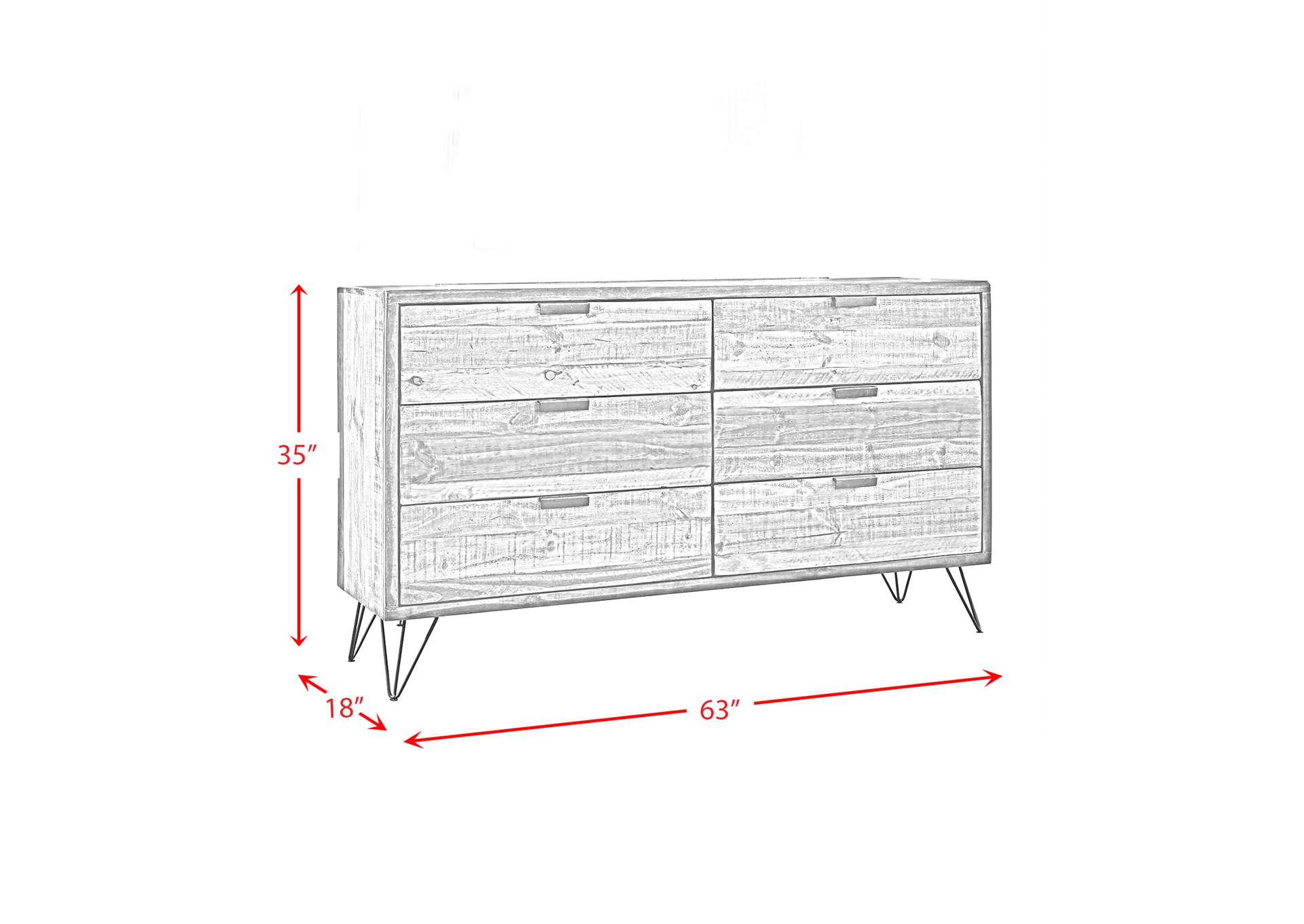 Cruz Dresser,Elements