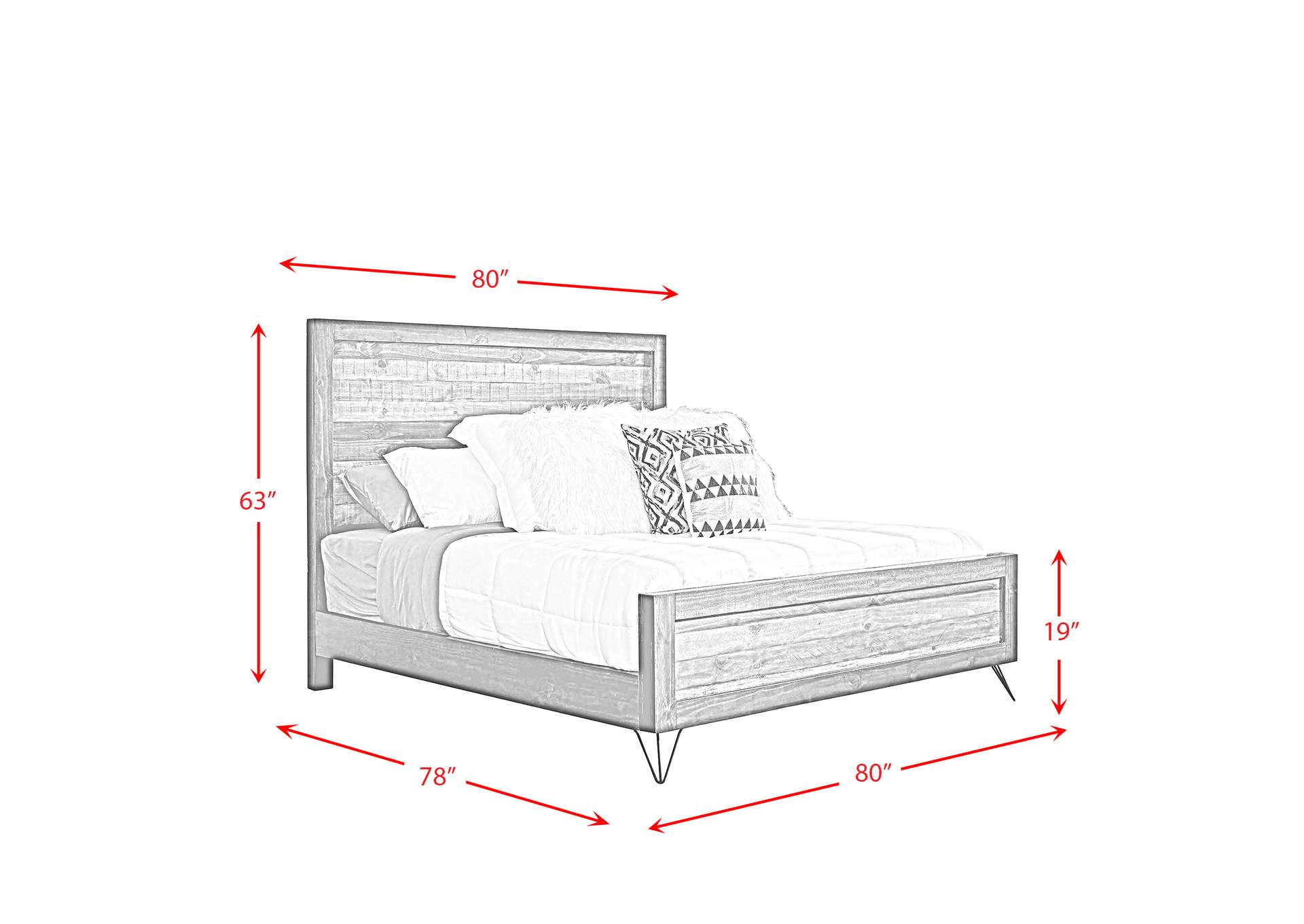 Cruz King Bed,Elements