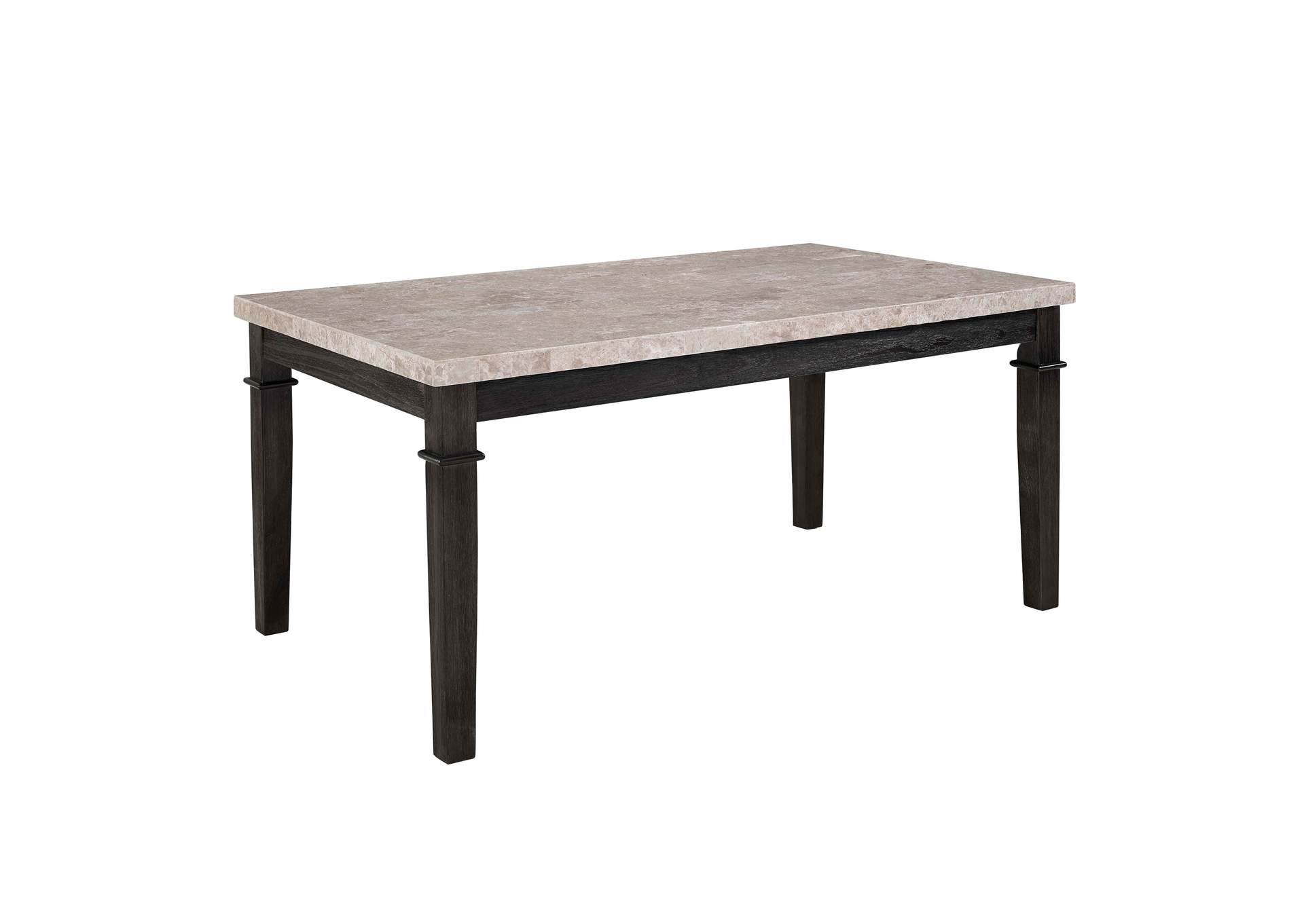 Greystone 5 Piece Dining Set - Table 4 Upholstered Chairs,Elements