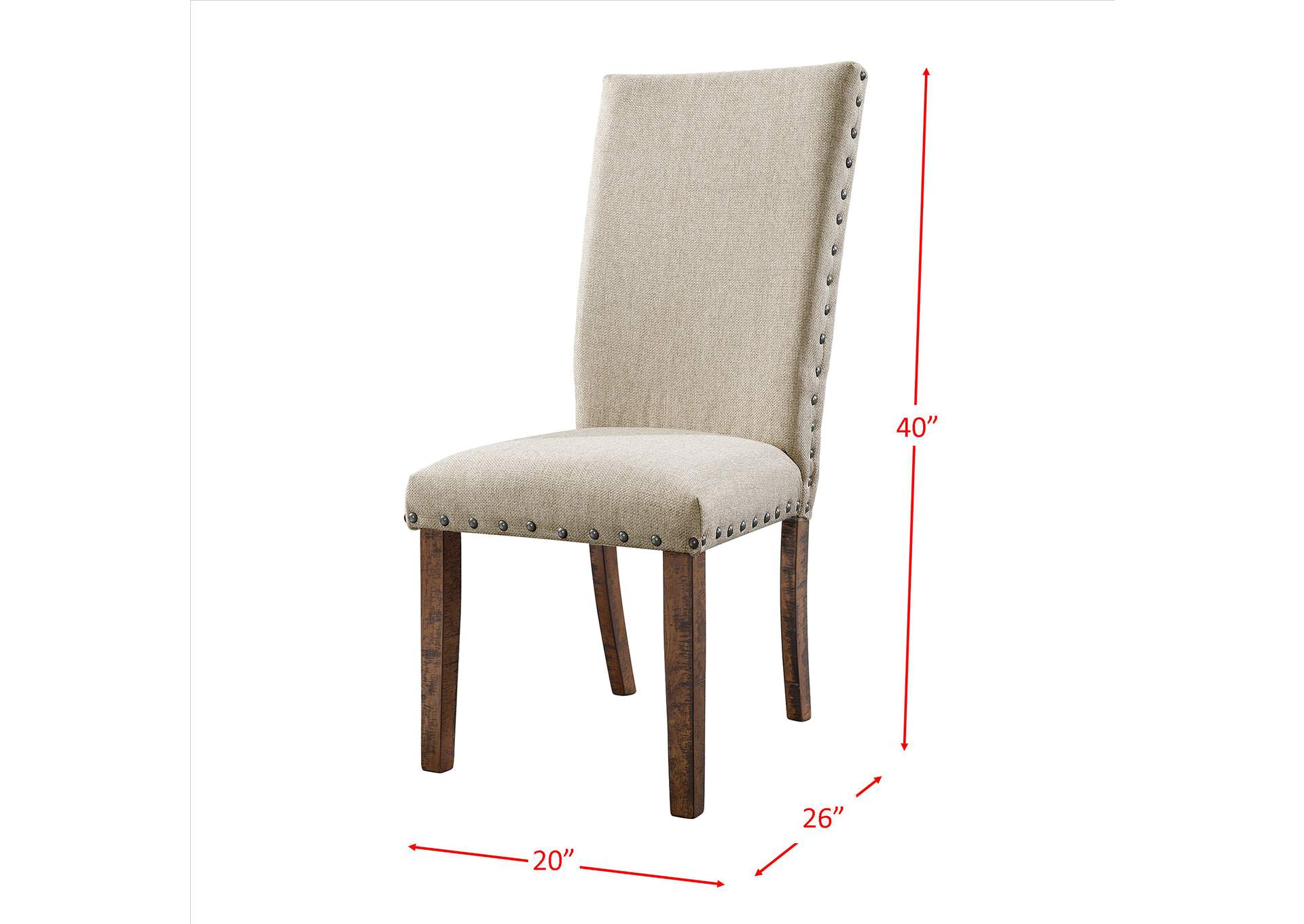 Jax Upholstery Back Side Chair 2 Per Pack,Elements