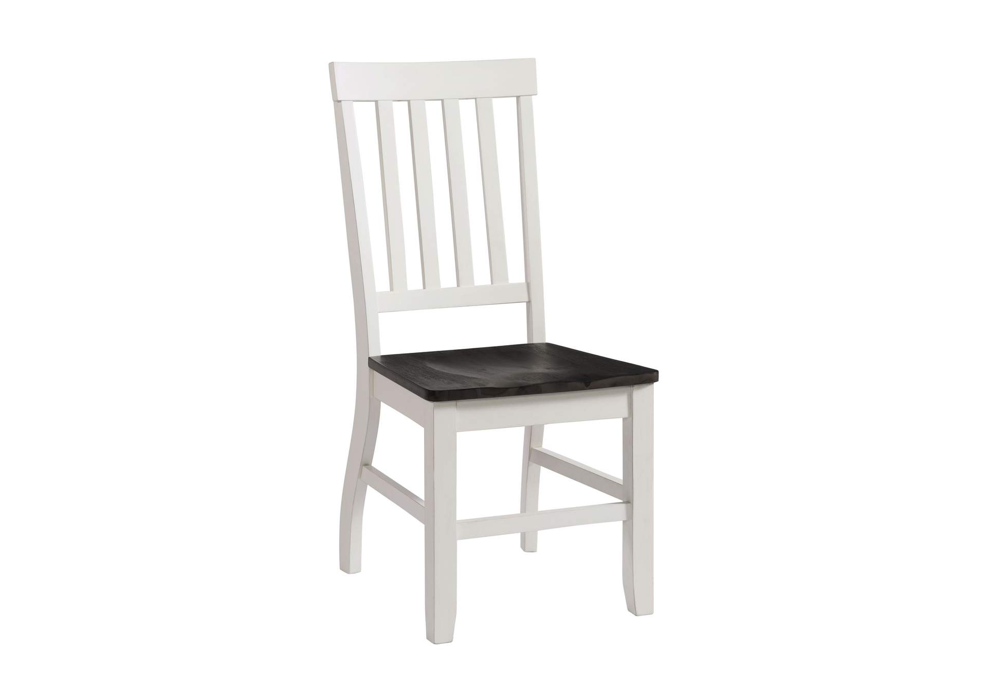 Kayla Two Tone 6 Piece Standard Height Dining Set - Table Four Chairs Bench,Elements