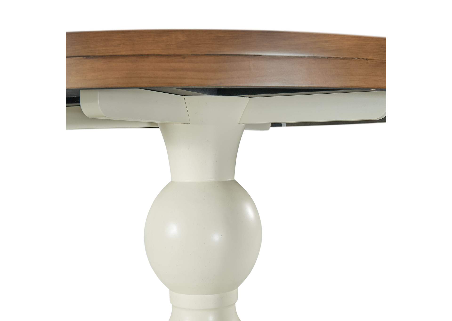 Park Creek Round Standard Height Dining Table,Elements