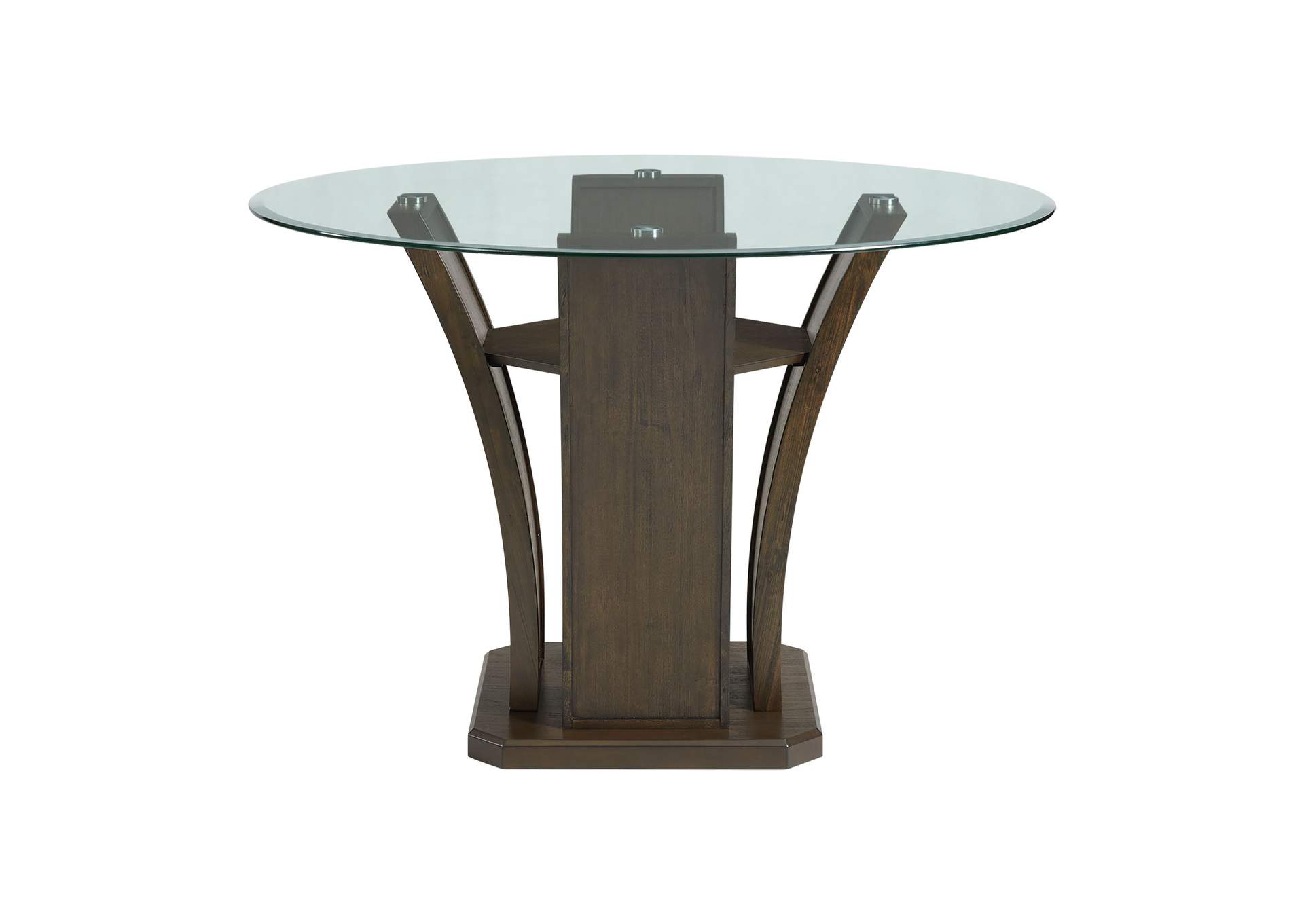 Dapper Round Counter Height Dining Table In Walnut,Elements