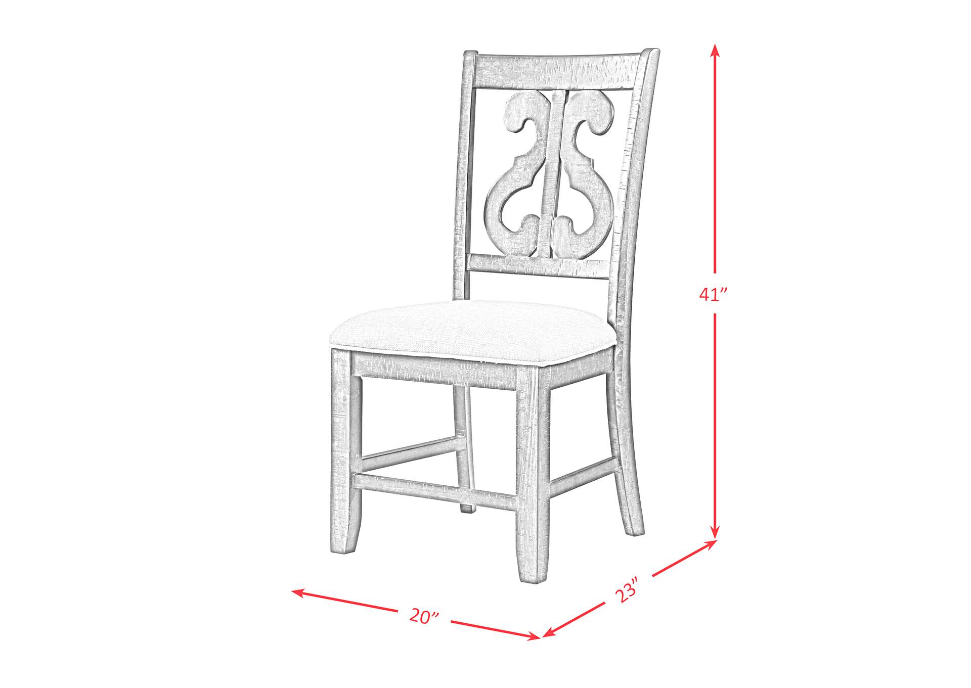 Stone Round 7 Piece Dining Set - Round Table 6 Chairs,Elements