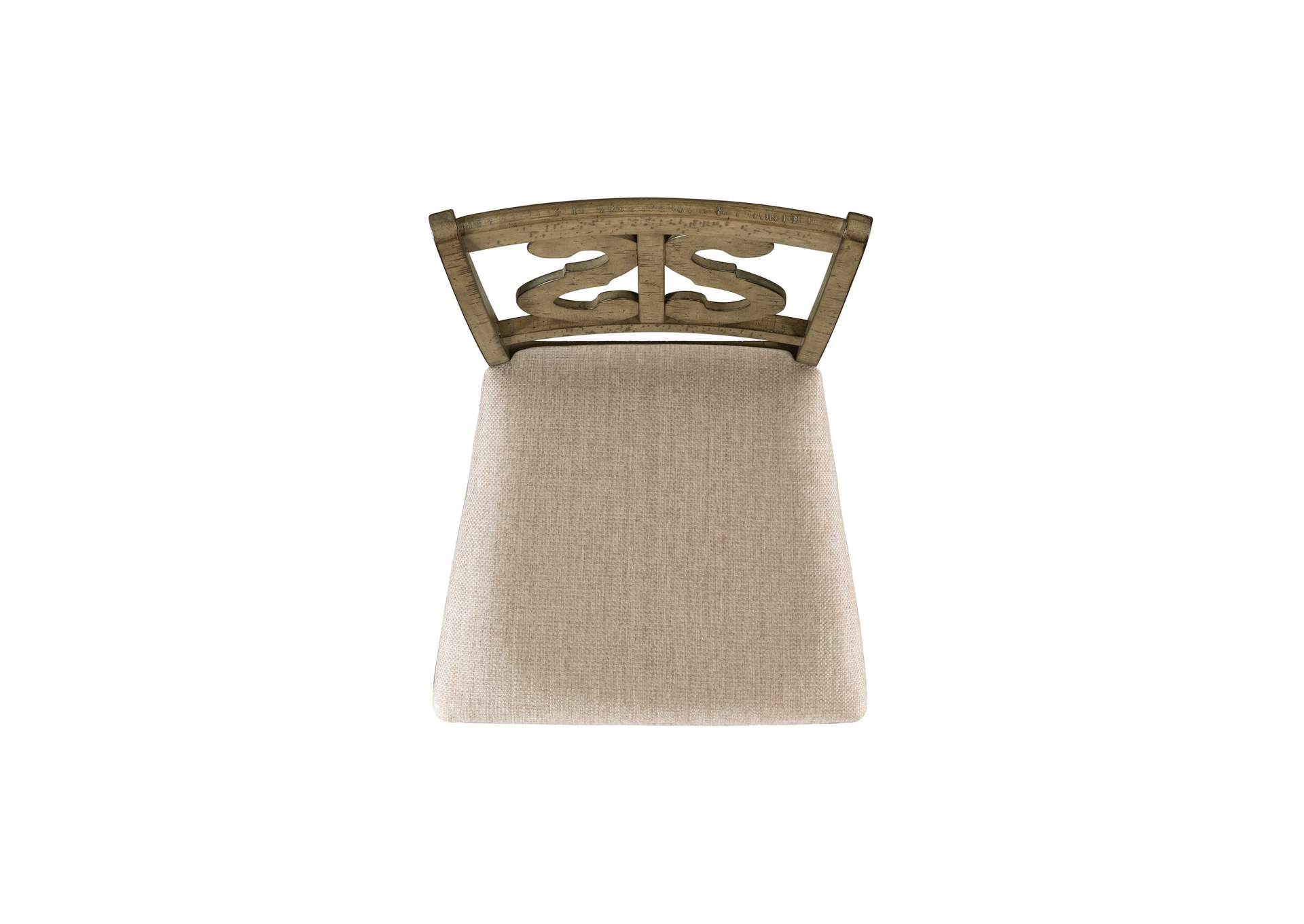 Stone Round 7 Piece Dining Set - Round Table 6 Chairs,Elements