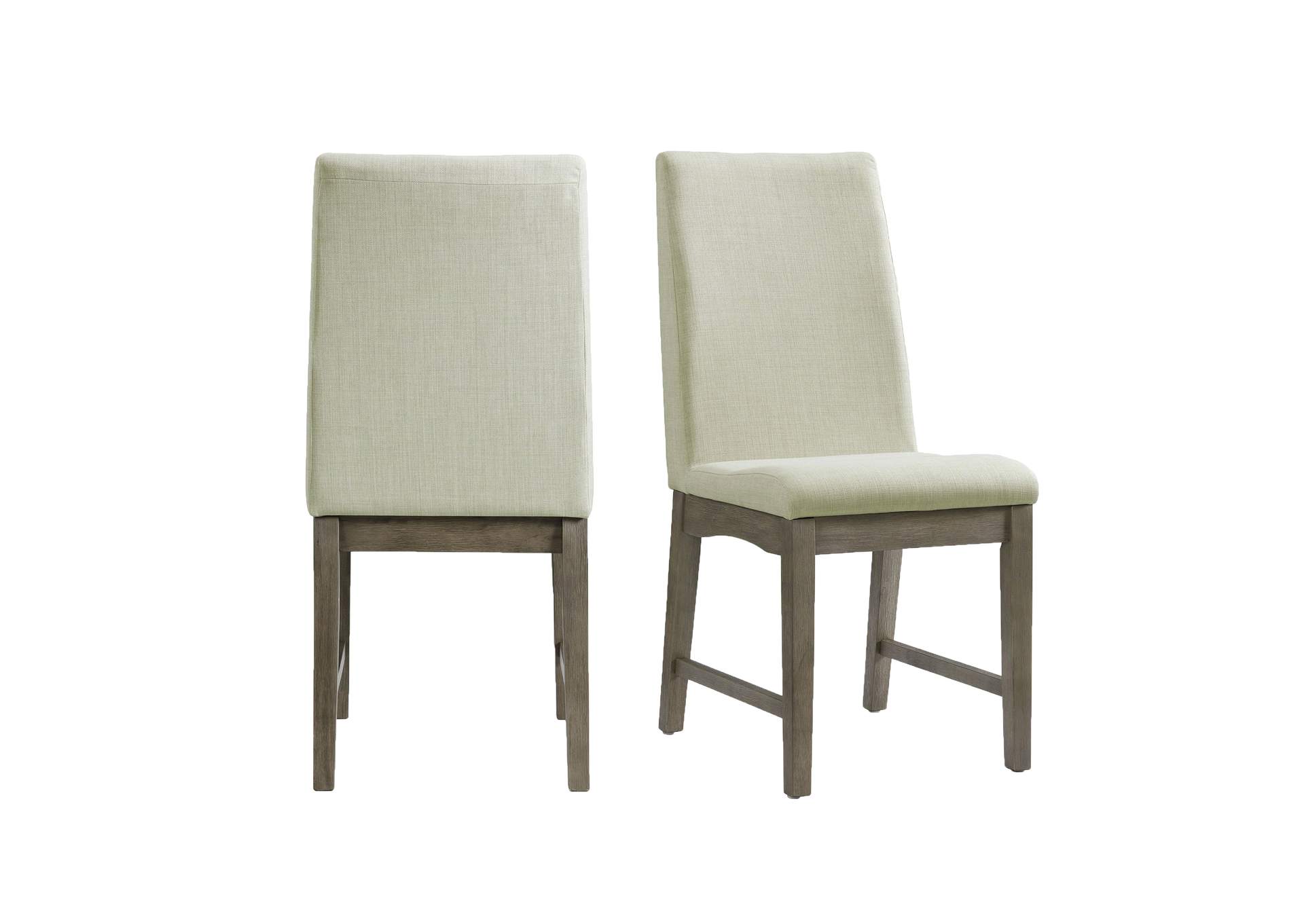 Dapper Dining Side Chair Grey Finish Two Per Carton,Elements