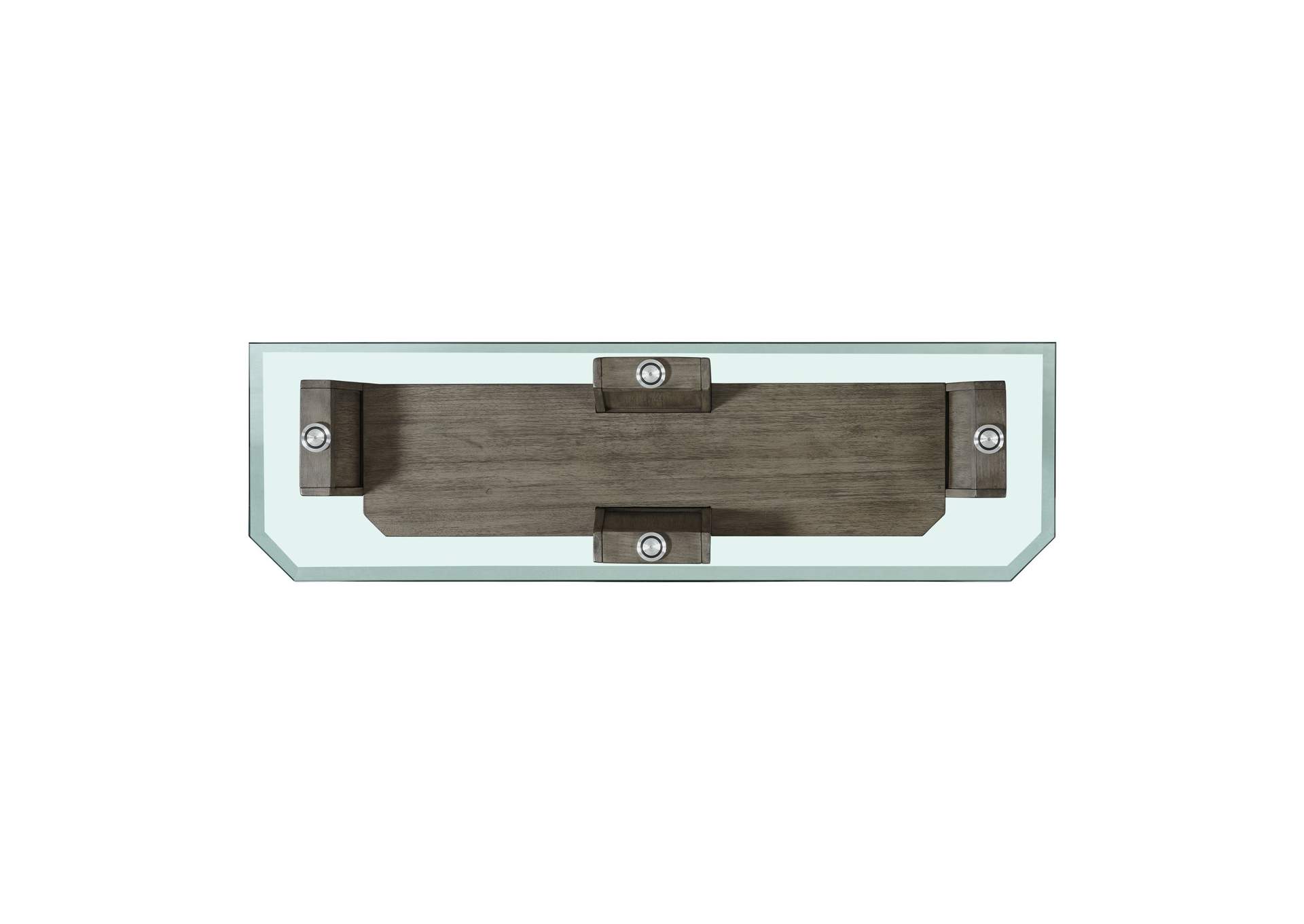 Dapper Rectangular Sofa Table Grey,Elements