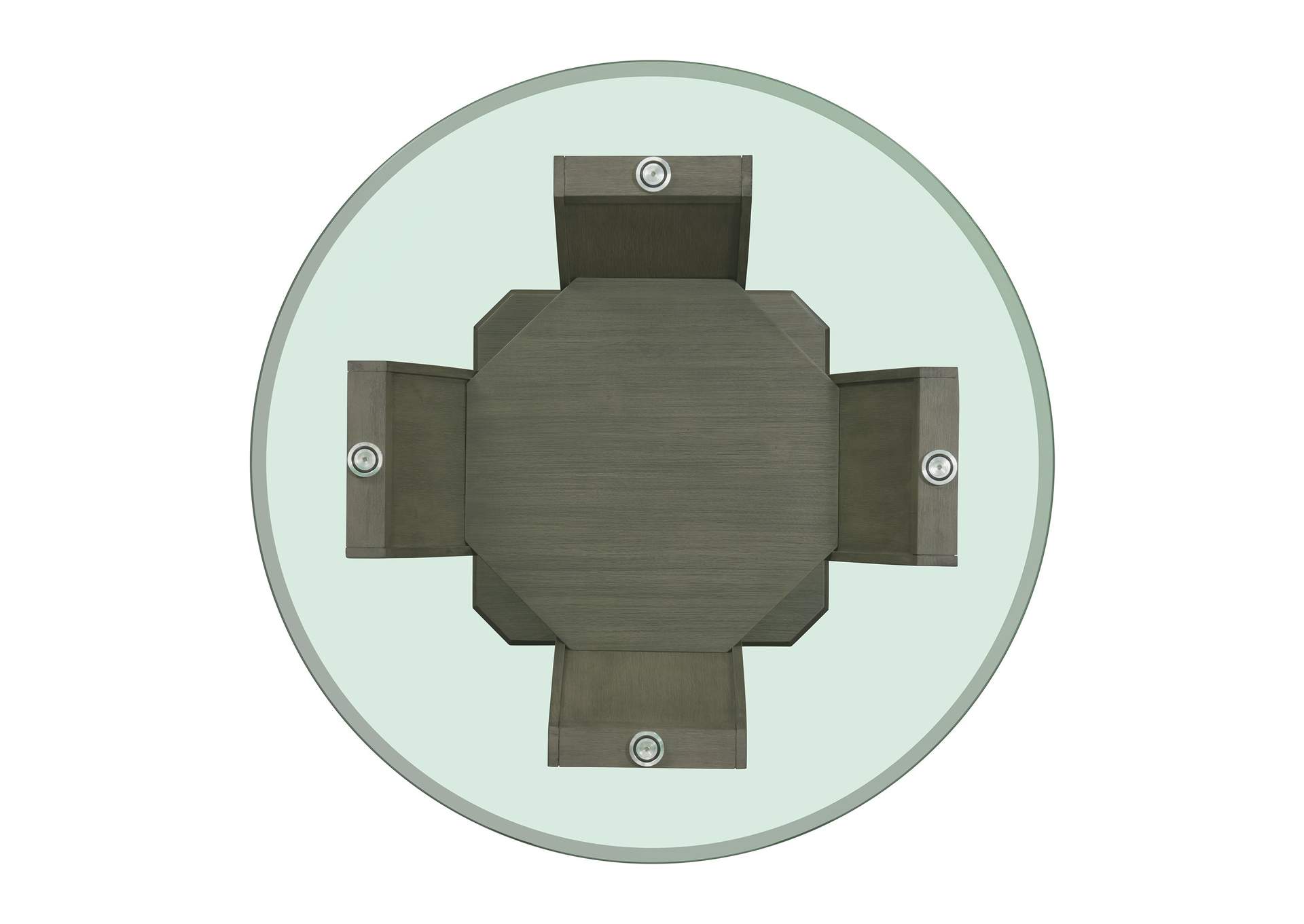 Dapper Grey Round Dining Table,Elements