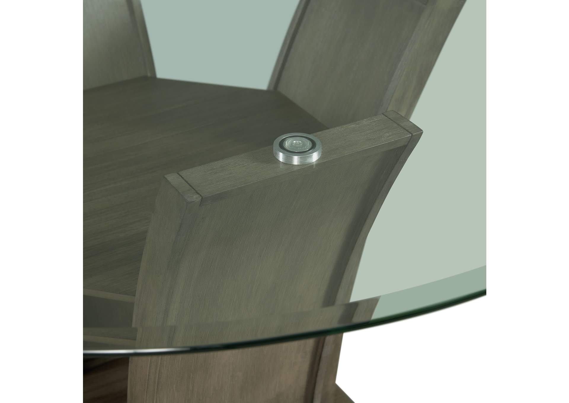 Dapper Grey Round Dining Table,Elements