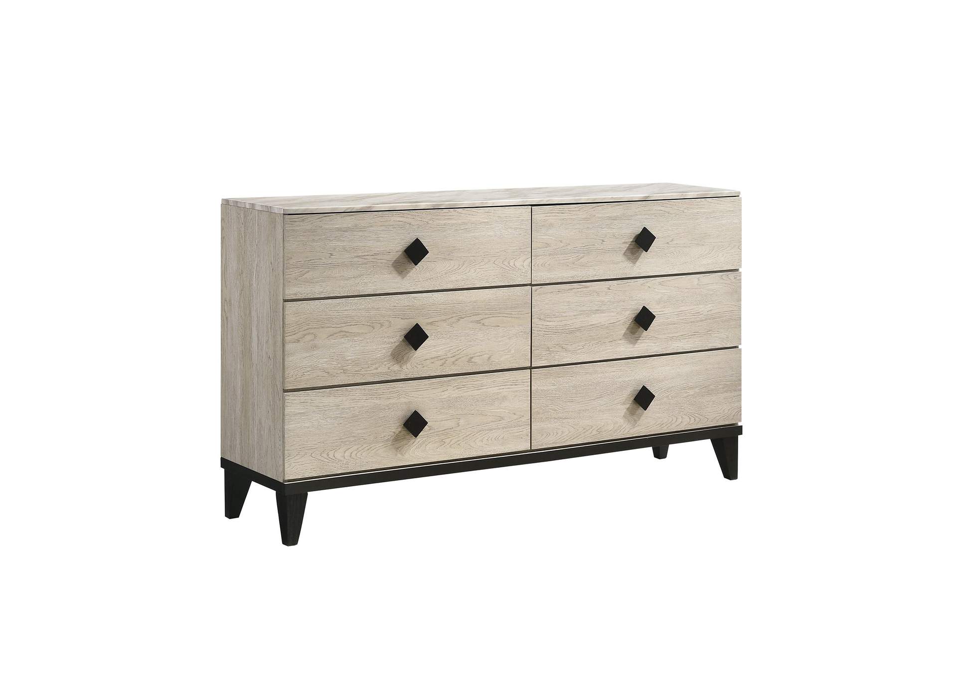 Delta Dresser - Marble Grain Paper Tops,Elements