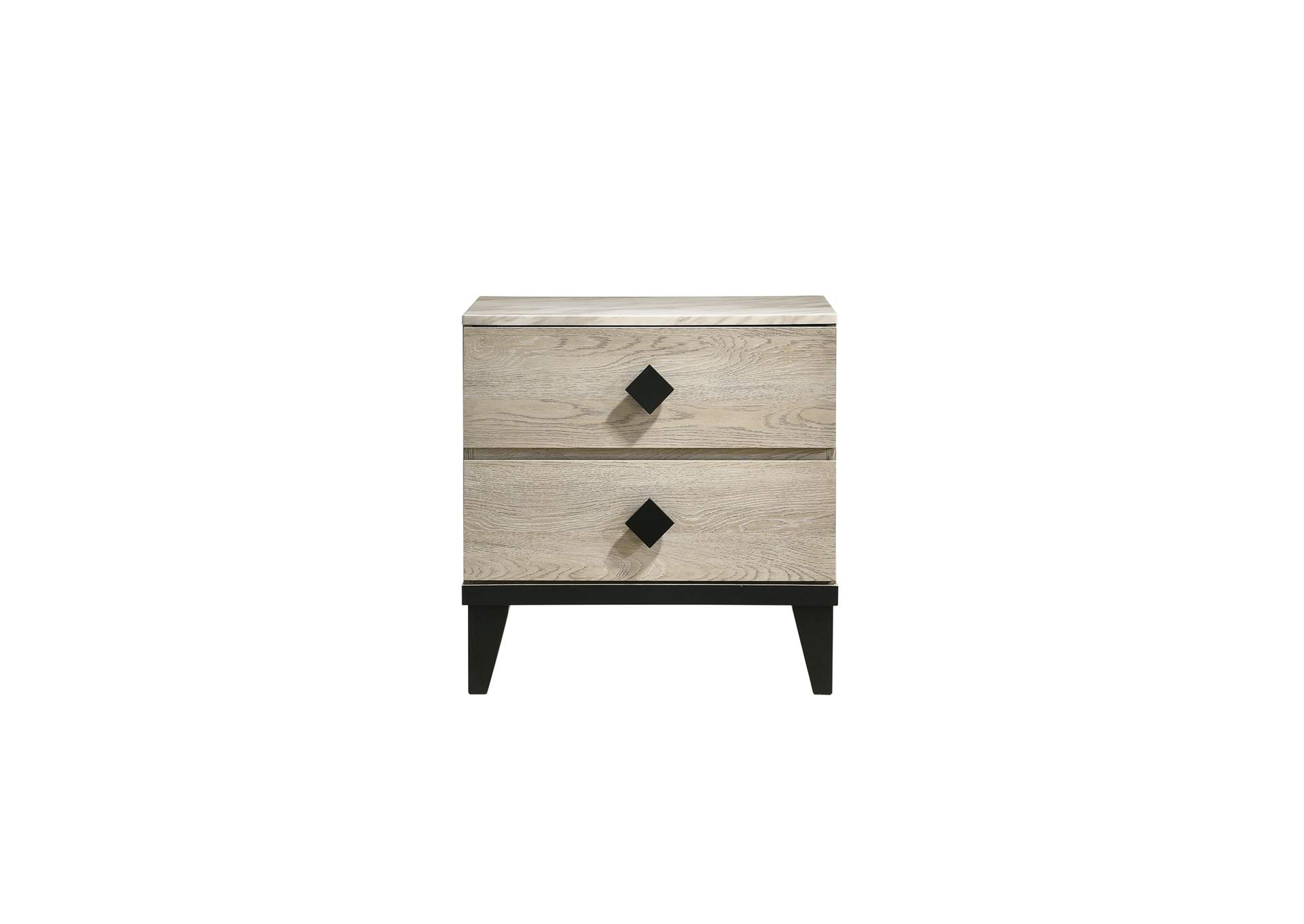 Delta Nightstand - Marble Grain Paper Tops,Elements