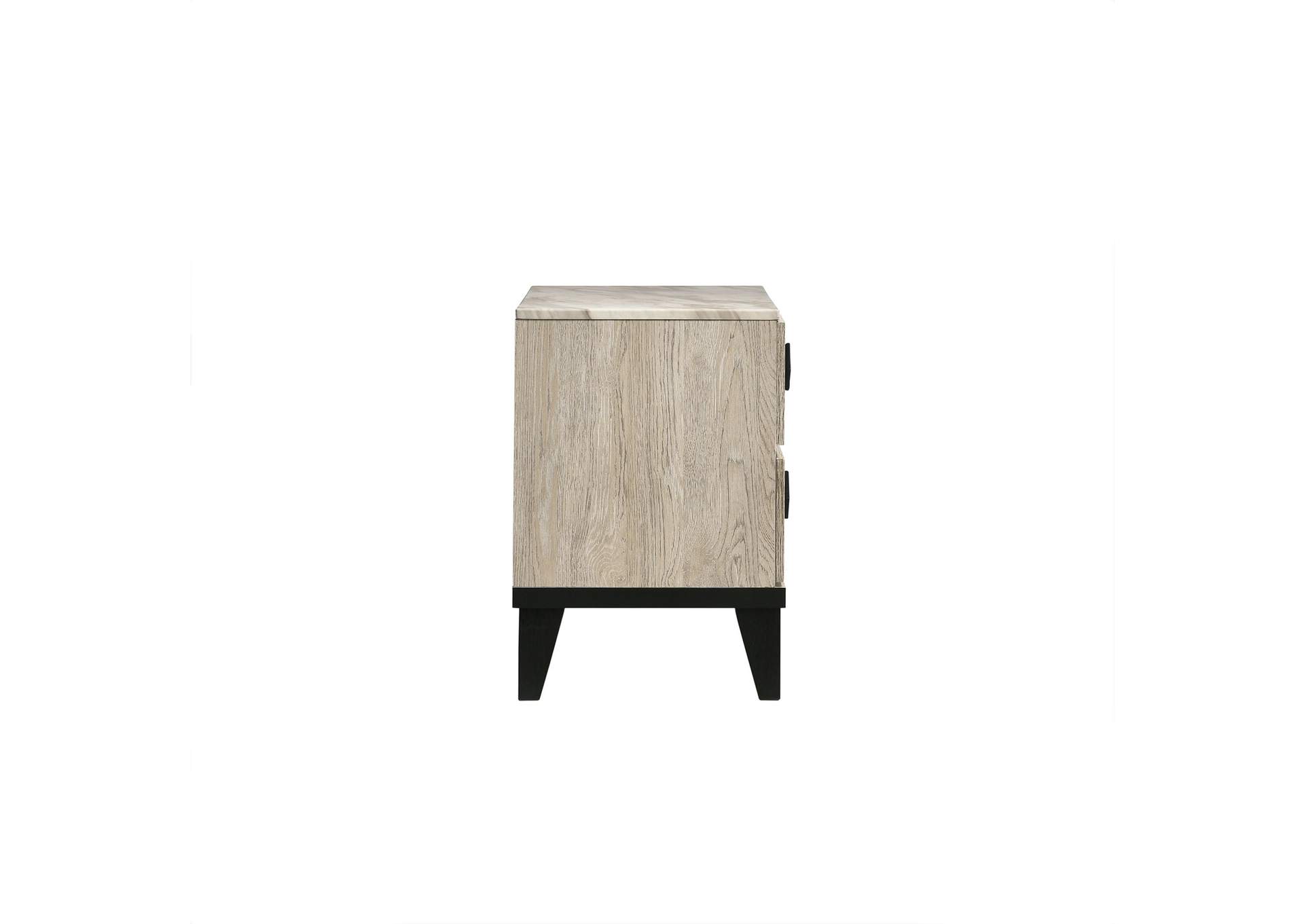 Delta Nightstand - Marble Grain Paper Tops,Elements