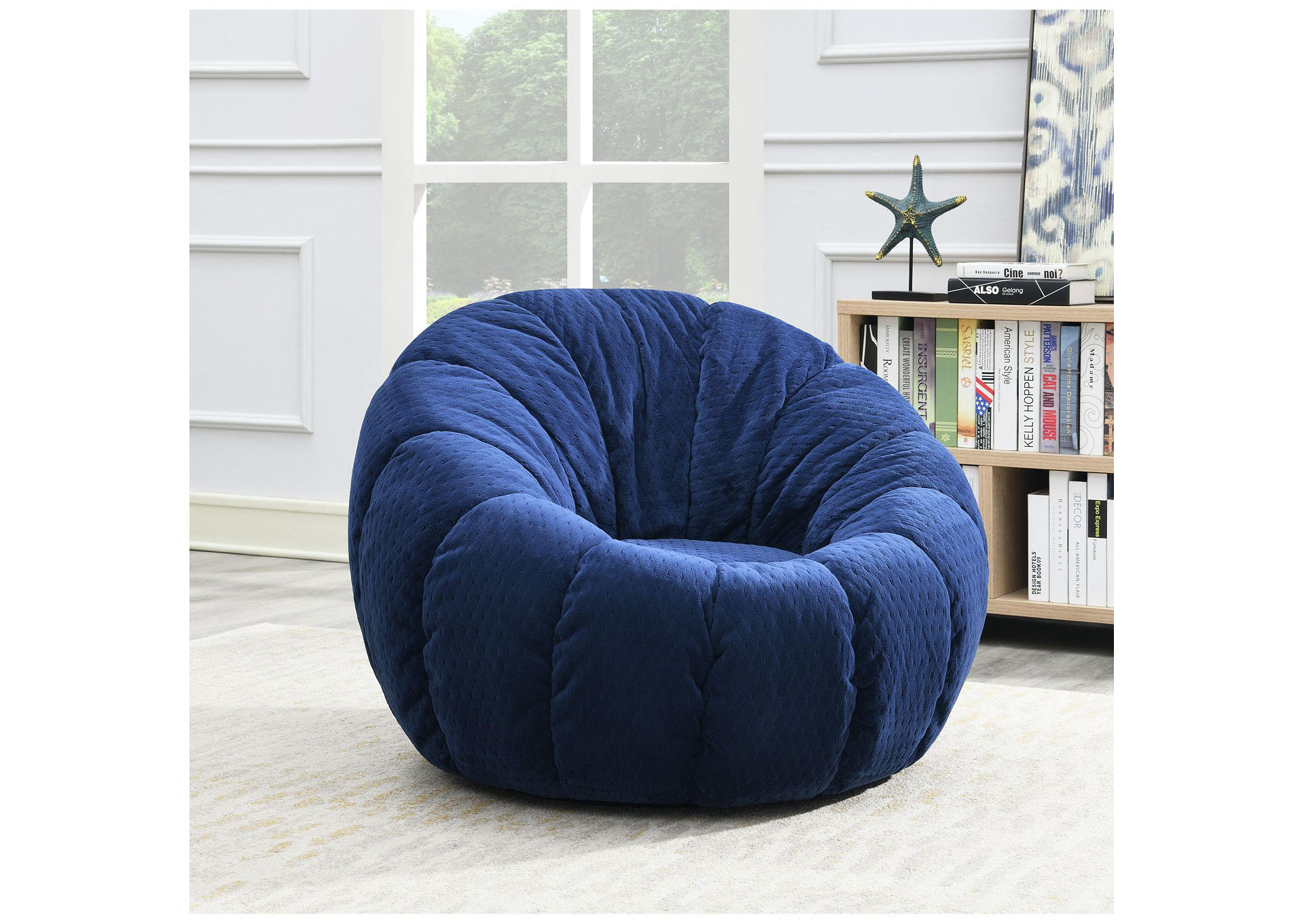 Derby Chair In Comet Cobalt,Elements