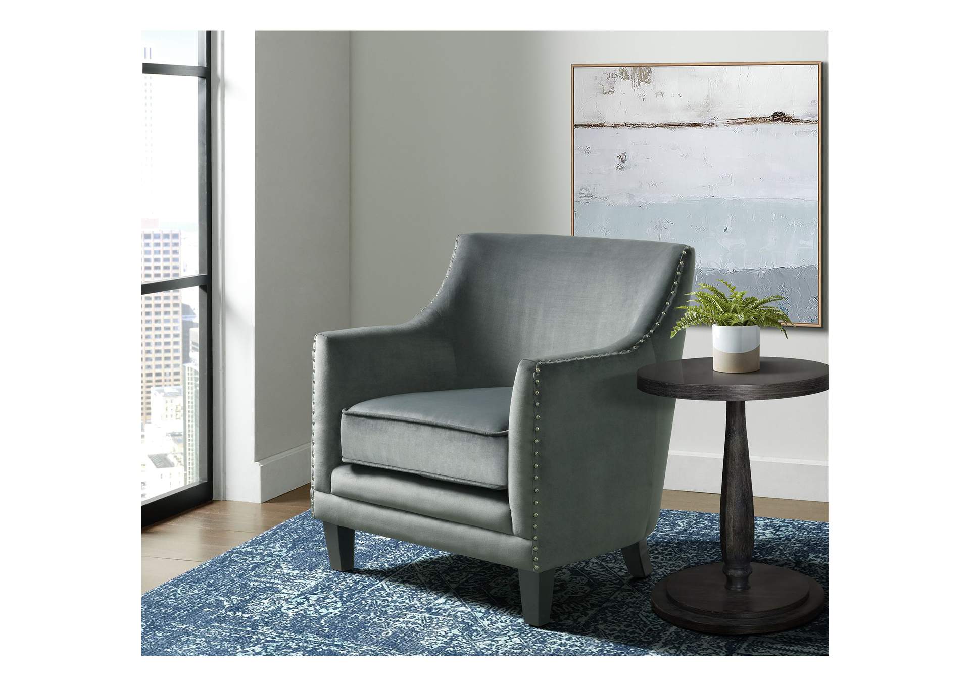 Dinah 1539B Chair In Broadway Metal,Elements