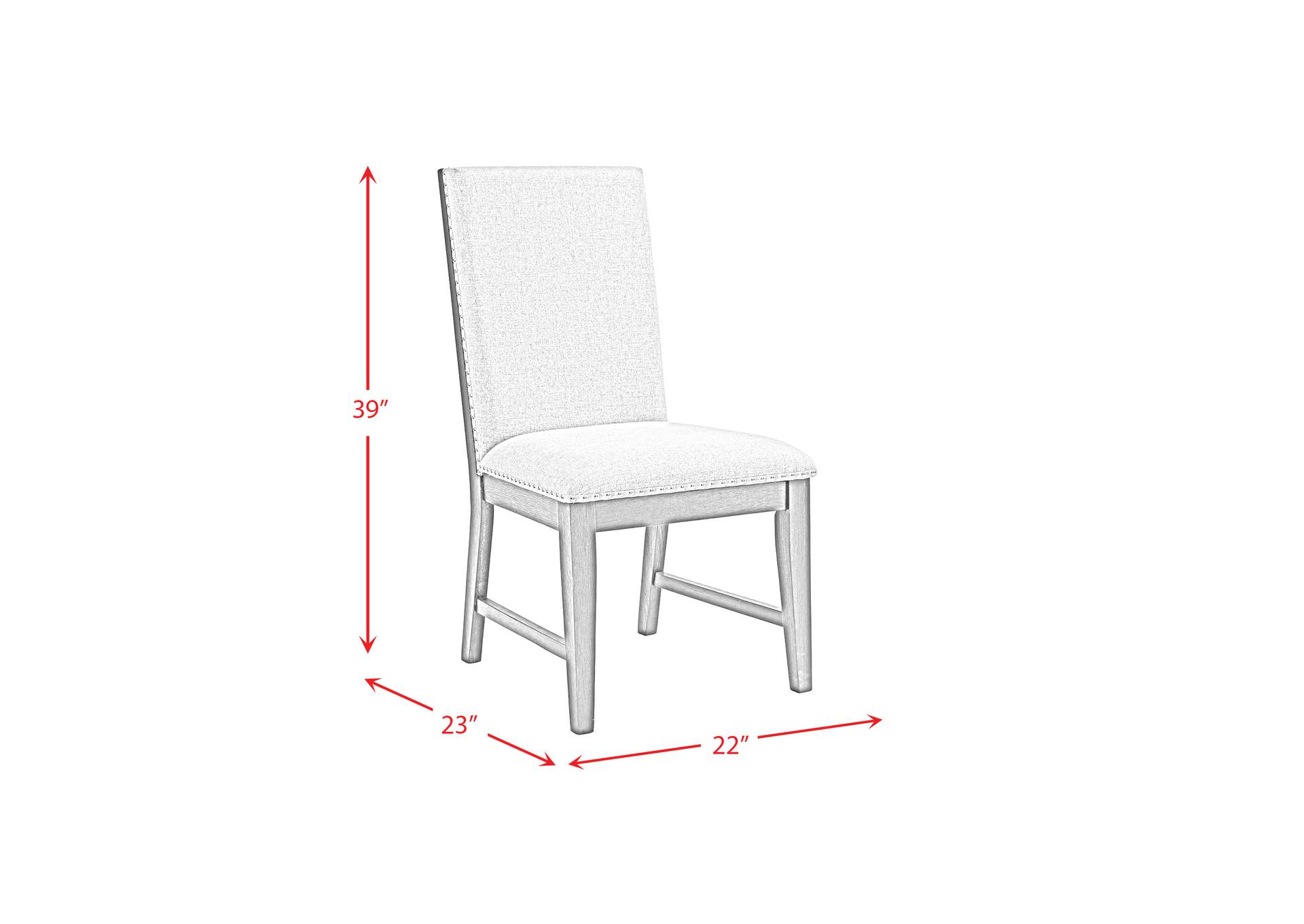 Donovan Upholstery Side Chair Dark 2 Per Pack,Elements