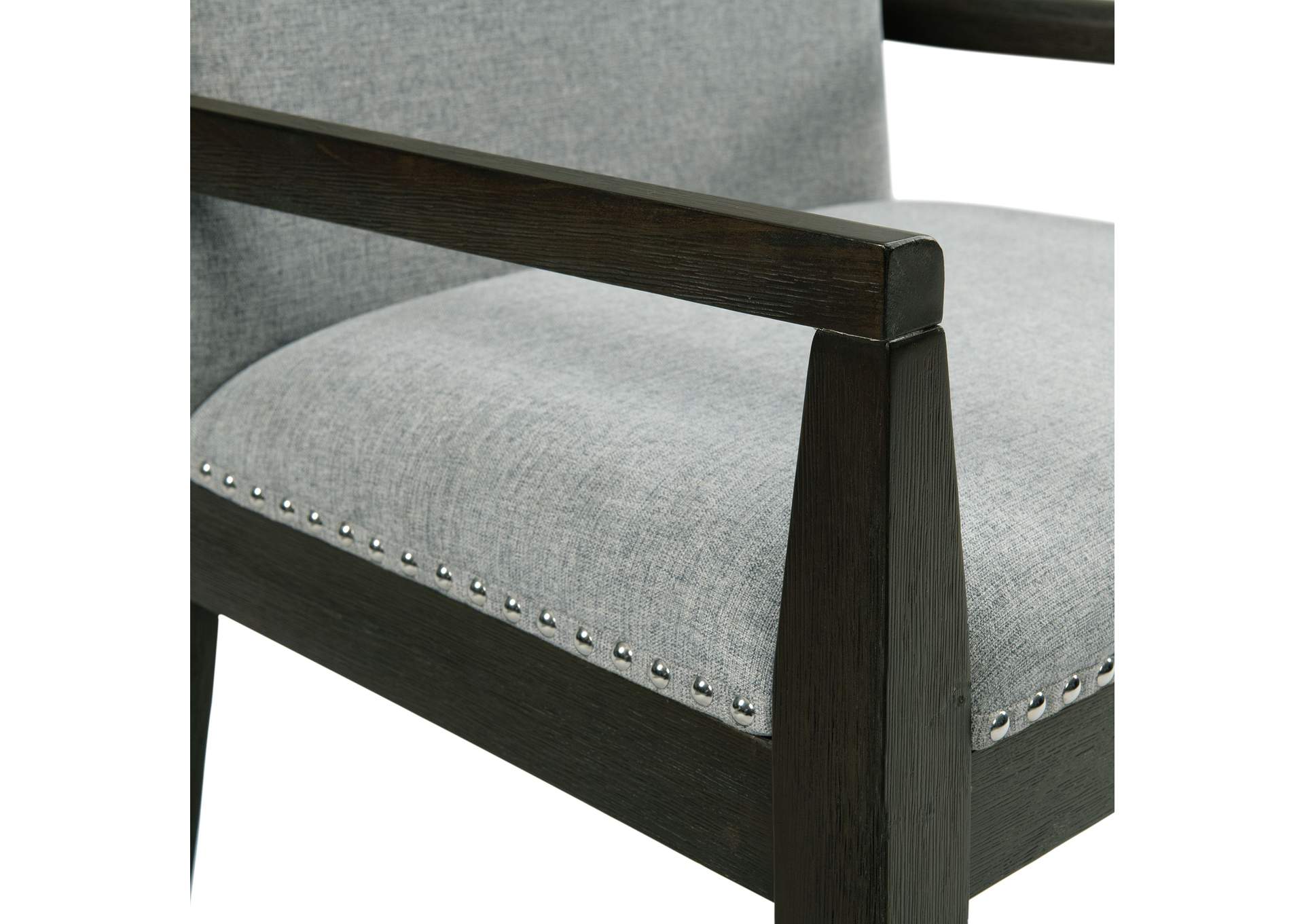 Donovan Upholstery Arm Chair Dark 2 Per Pack,Elements