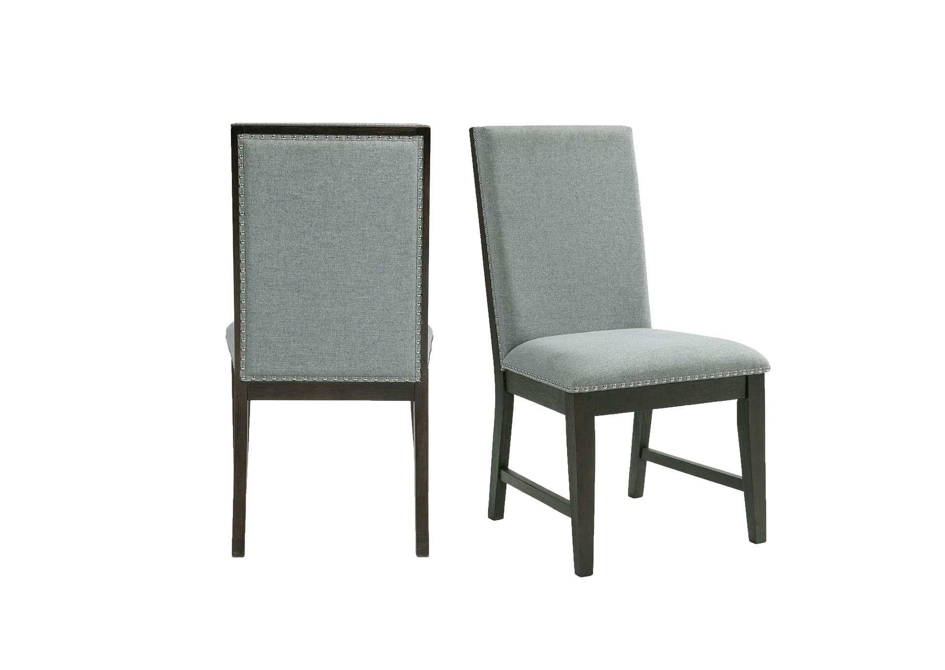 Donovan Upholstery Side Chair Dark 2 Per Pack,Elements