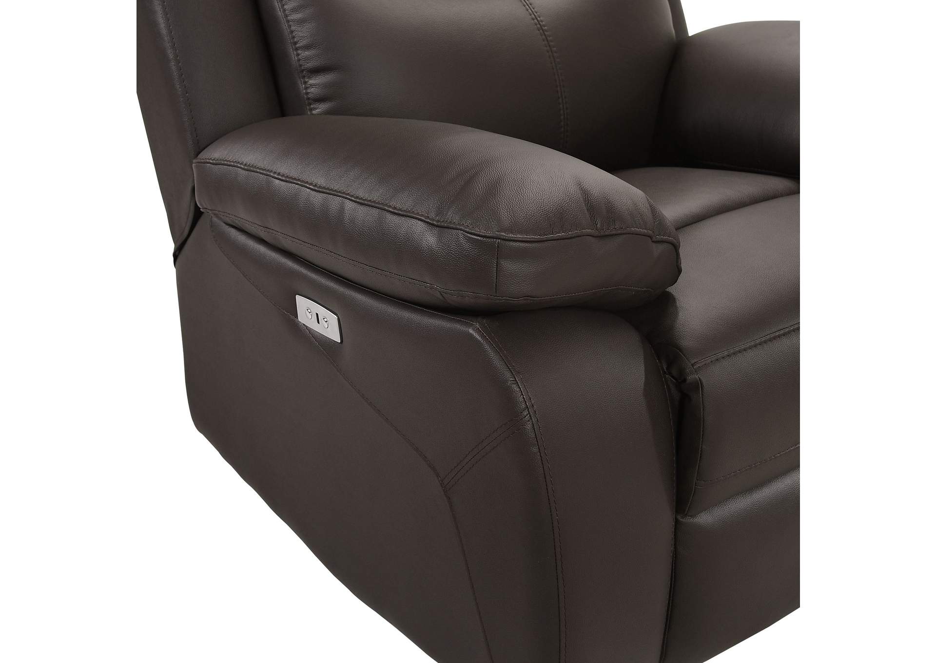 Dryden Power Motion Recliner In Aviarah Brown,Elements