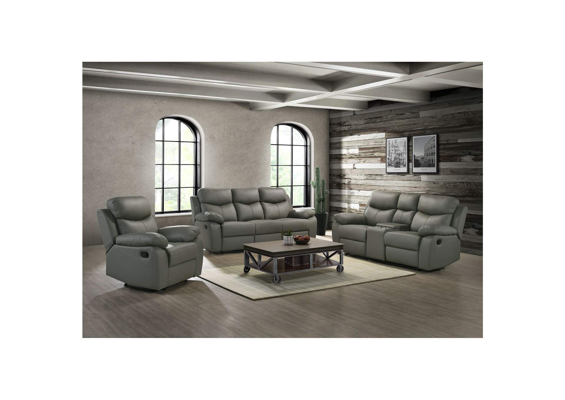 Dryden Motion Sofa In Aviarah Grey,Elements