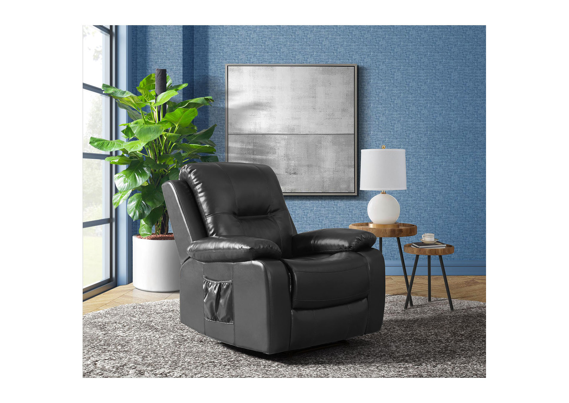 Dylan Power Motion Recliner With Lift In Tucson Black,Elements