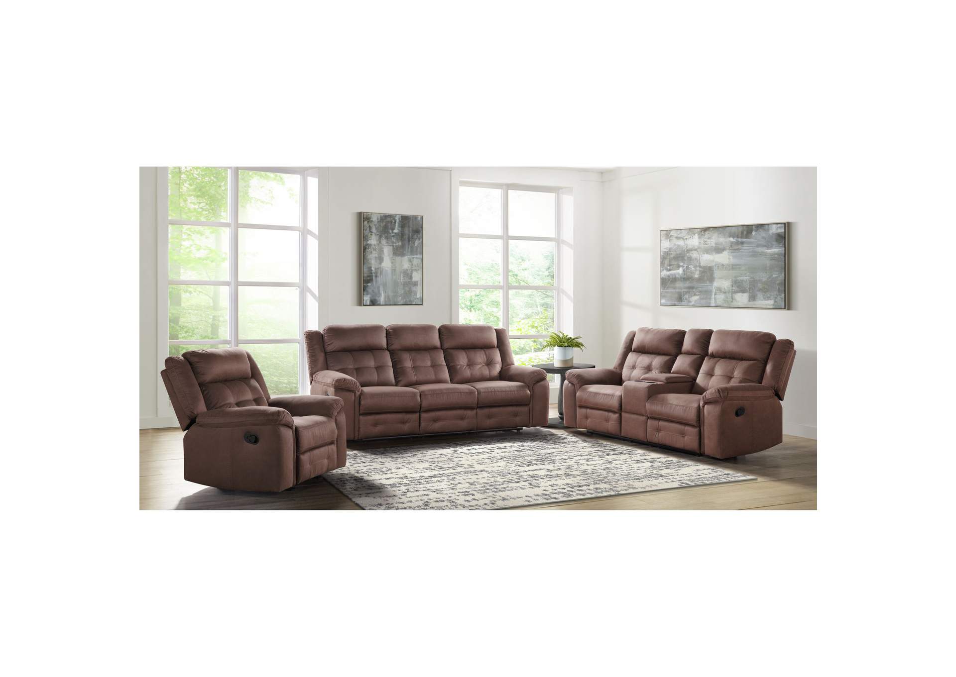 El Paso Motion Recliner In El Paso Brown,Elements