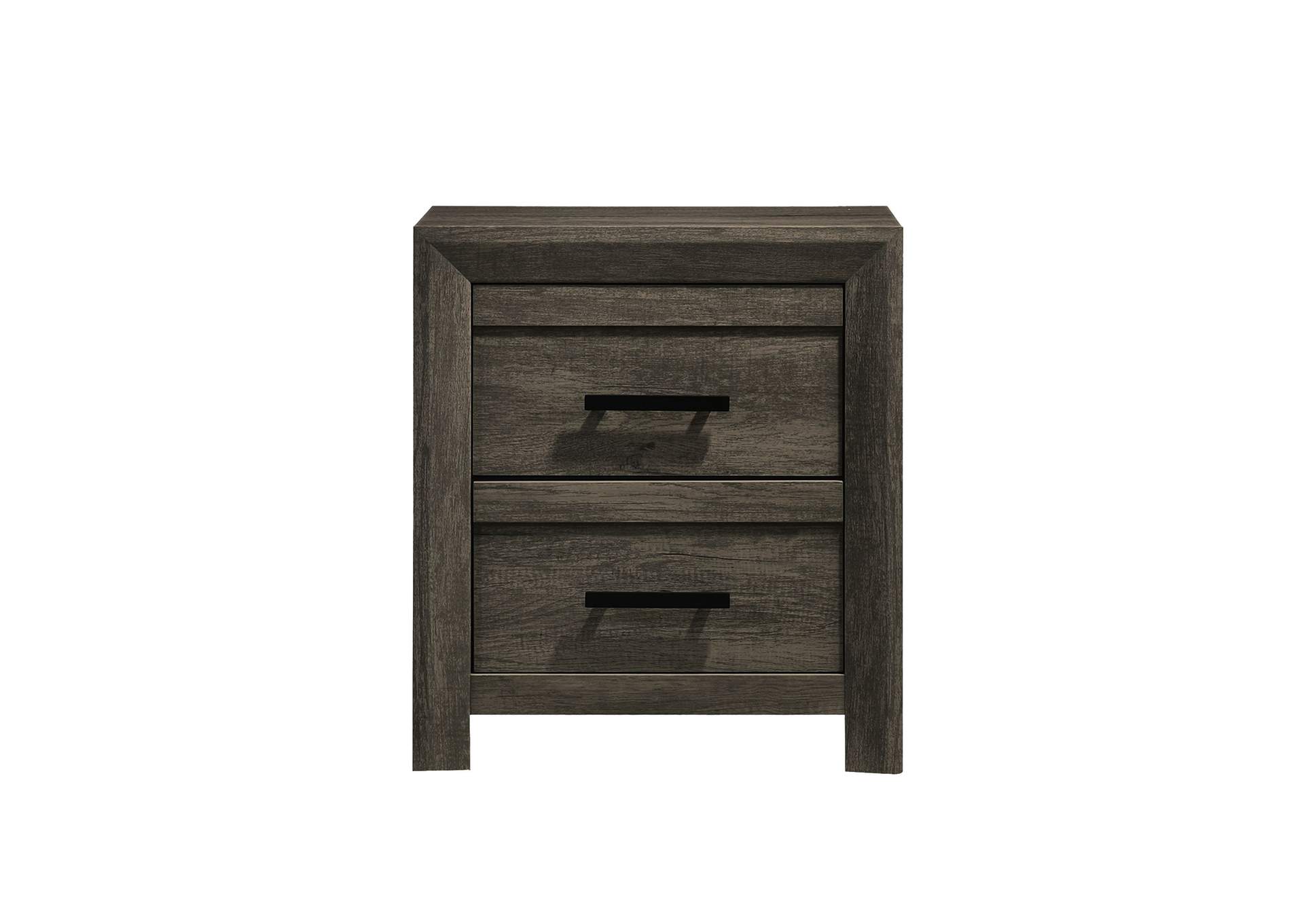 Eleanor 2 - Drawer Nightstand In Mocha Grey,Elements