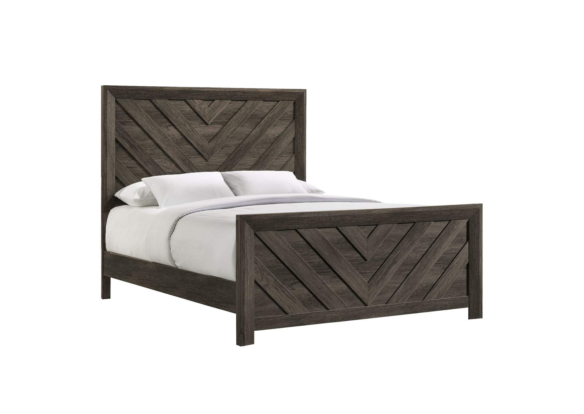 Eleanor Queen Bed In Mocha Grey,Elements