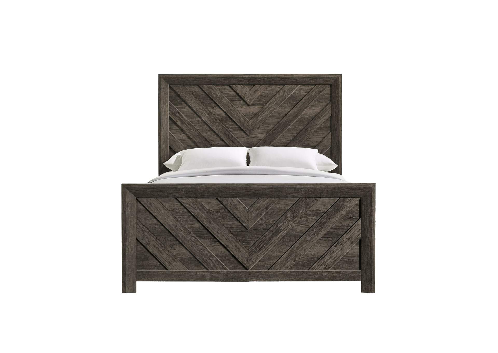 Eleanor Queen Bed In Mocha Grey,Elements
