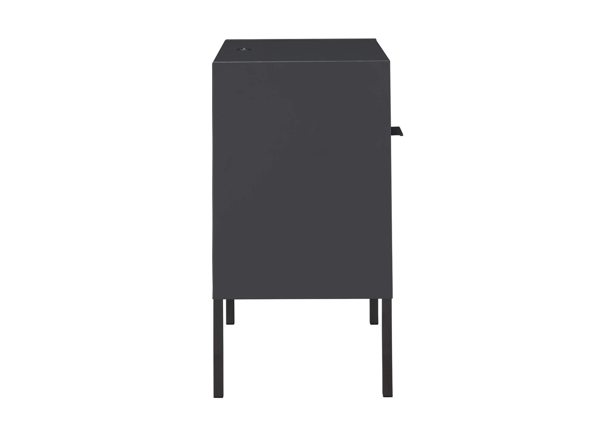 Ember Nightstand C - 1094 Grey Nightstand With USB,Elements