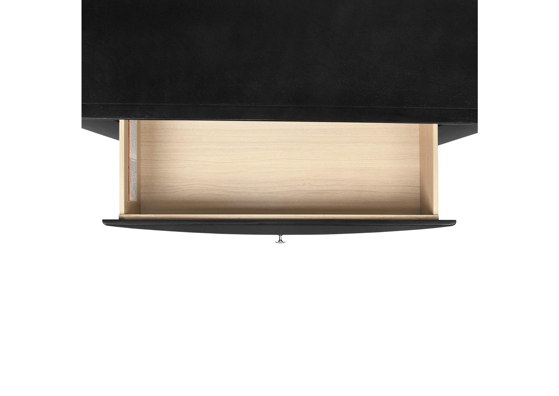 Emily King 3 Piece Bedroom Set In Black,Elements