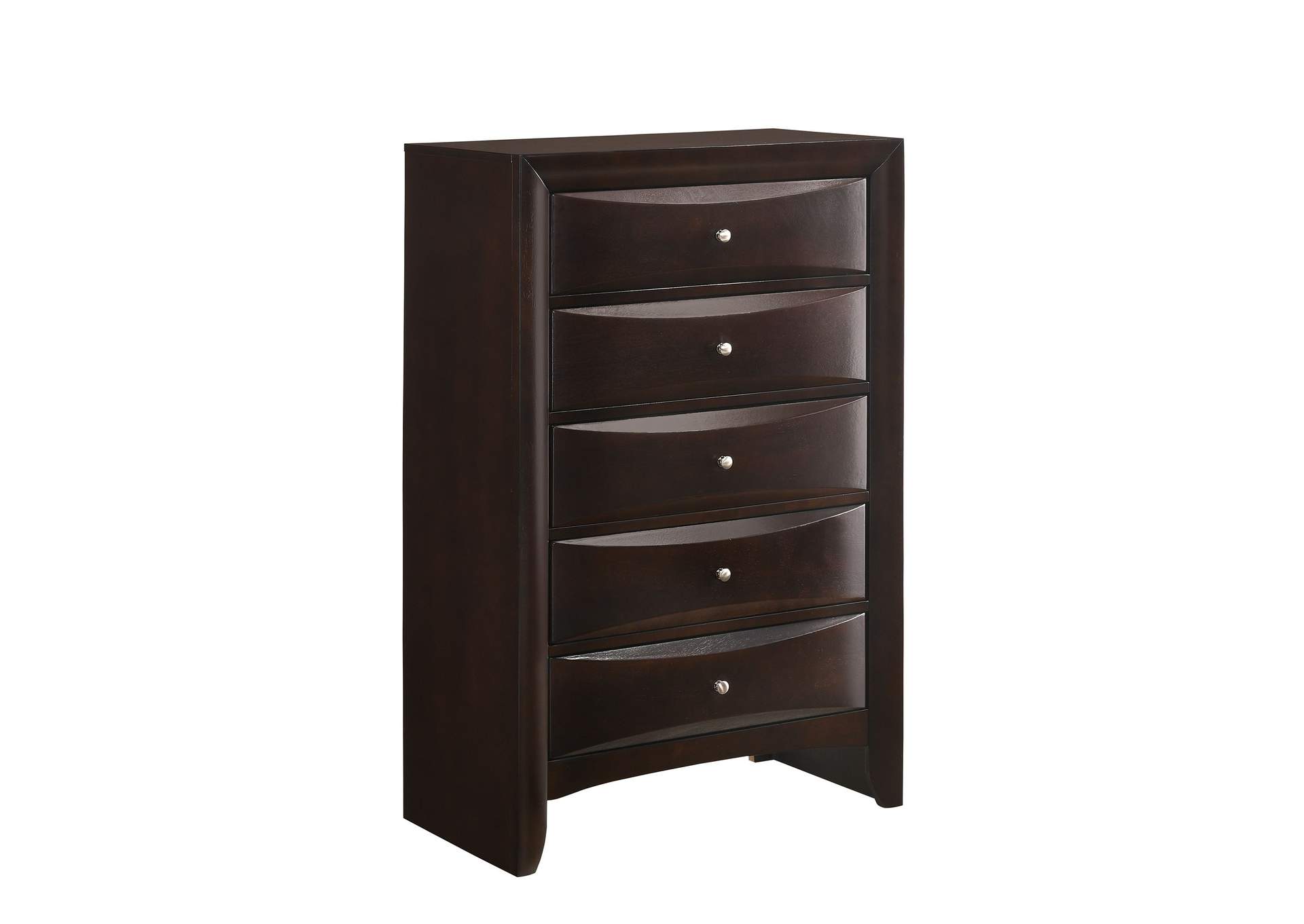 Emily Chest Espresso Color 5Dr,Elements