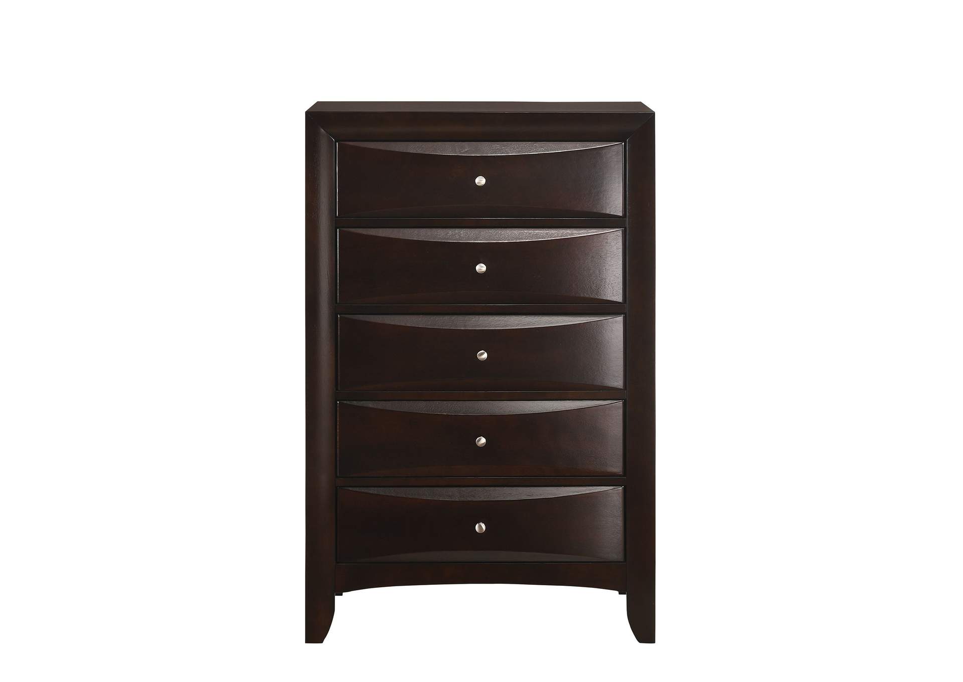 Emily Chest Espresso Color 5Dr,Elements