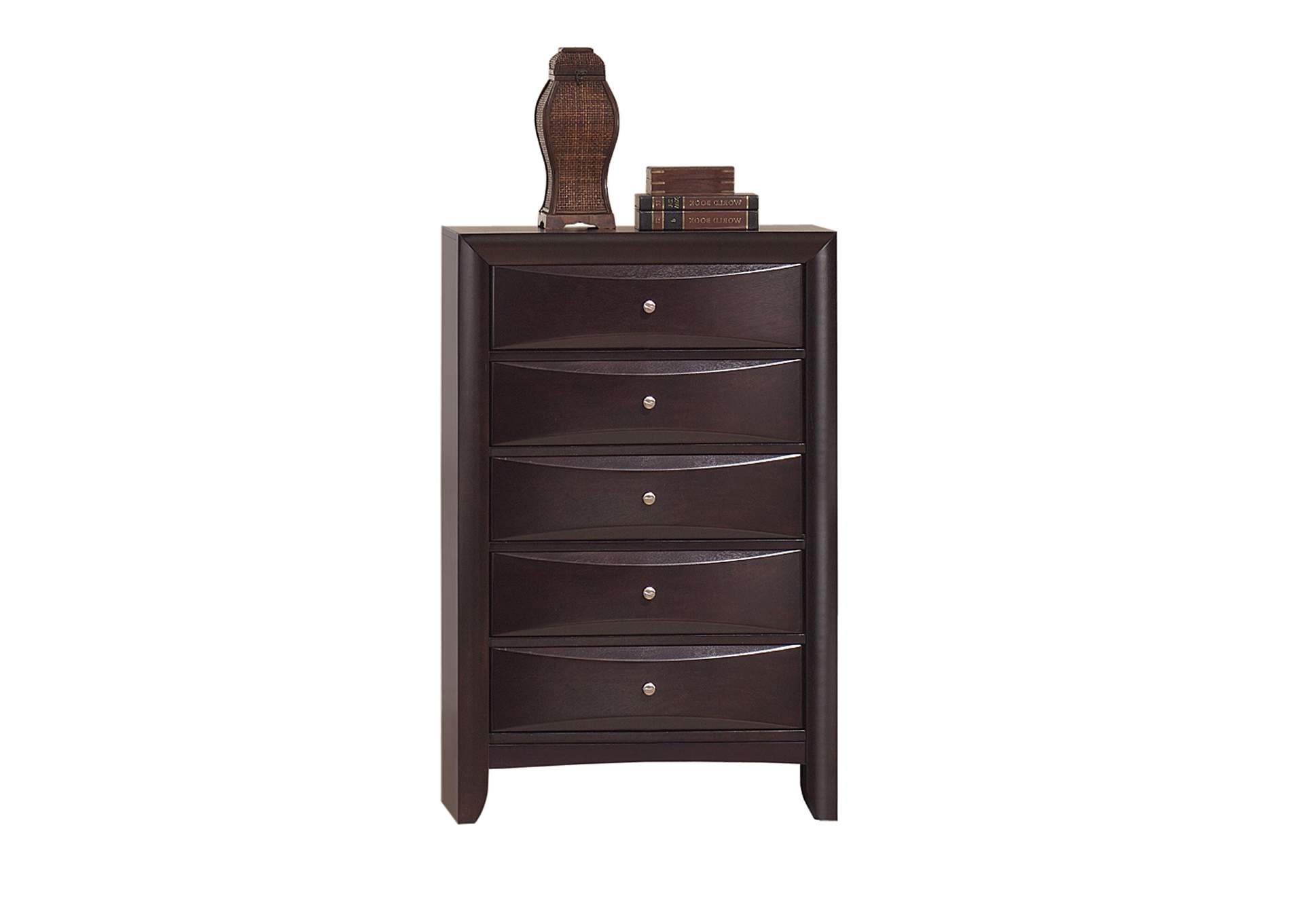 Emily Queen Storage 6 Piece Bedroom Set,Elements
