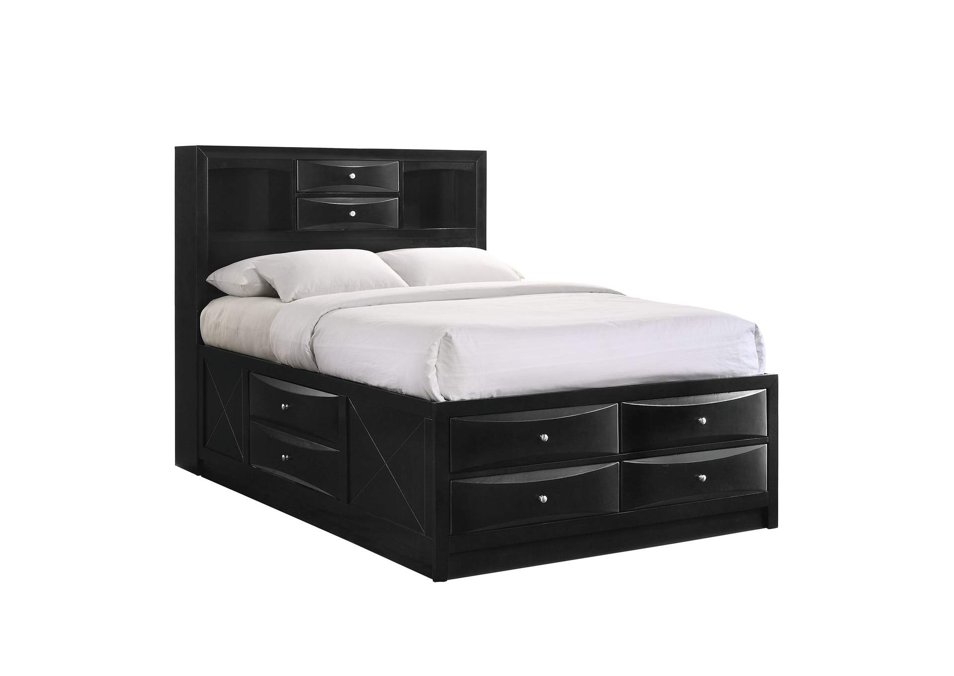 Emily Full Storage Bed In Black,Elements