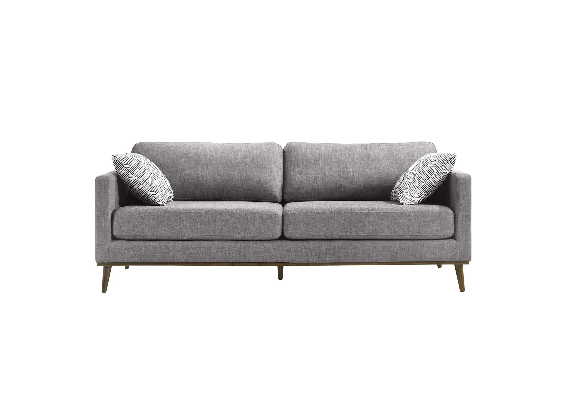 Encino Sofa In Palmer Steel With 2 Pillows In Jocelyn 2,Elements