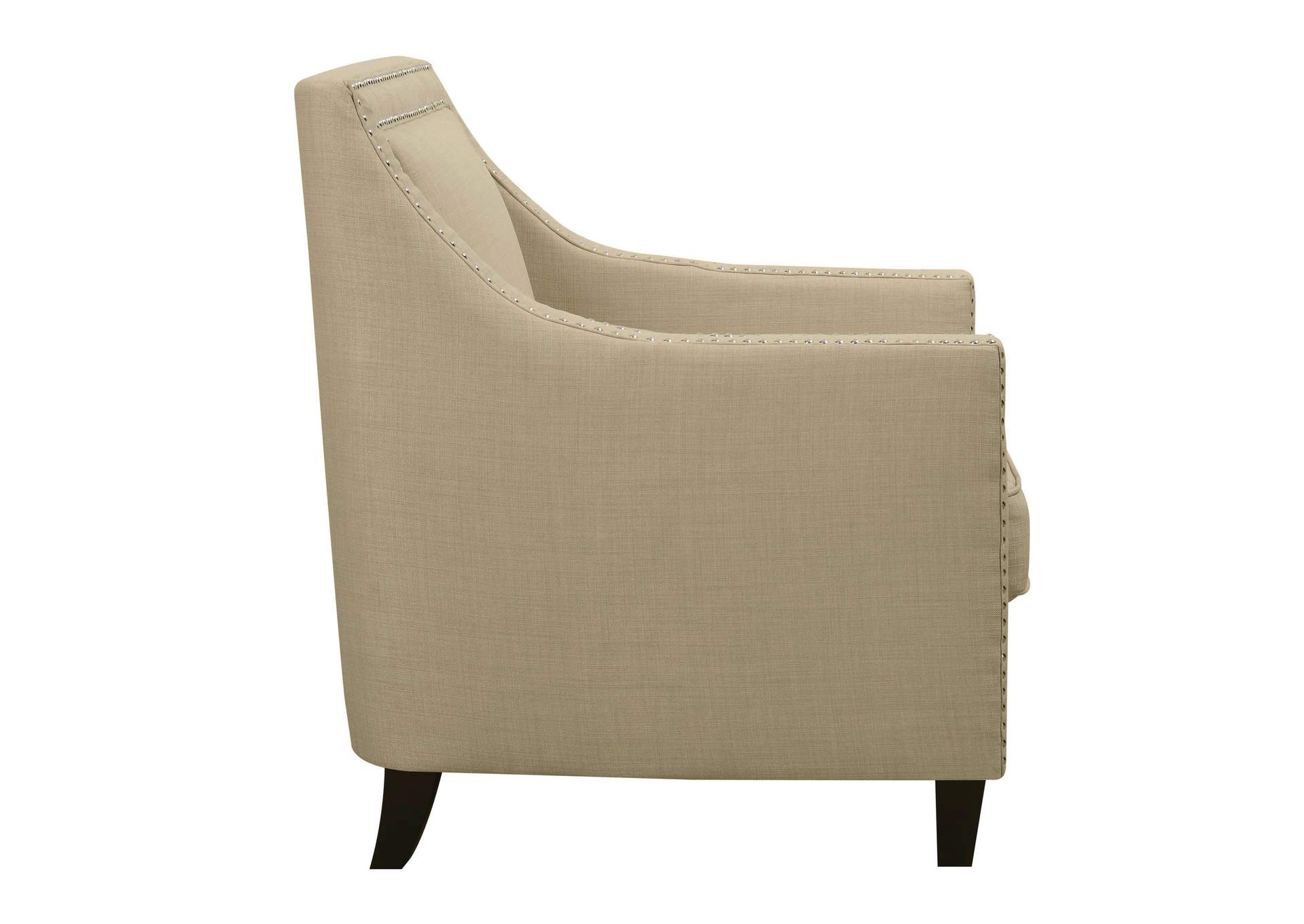 Erica 497 Chair With Chrome Nails Heirloom Natural,Elements
