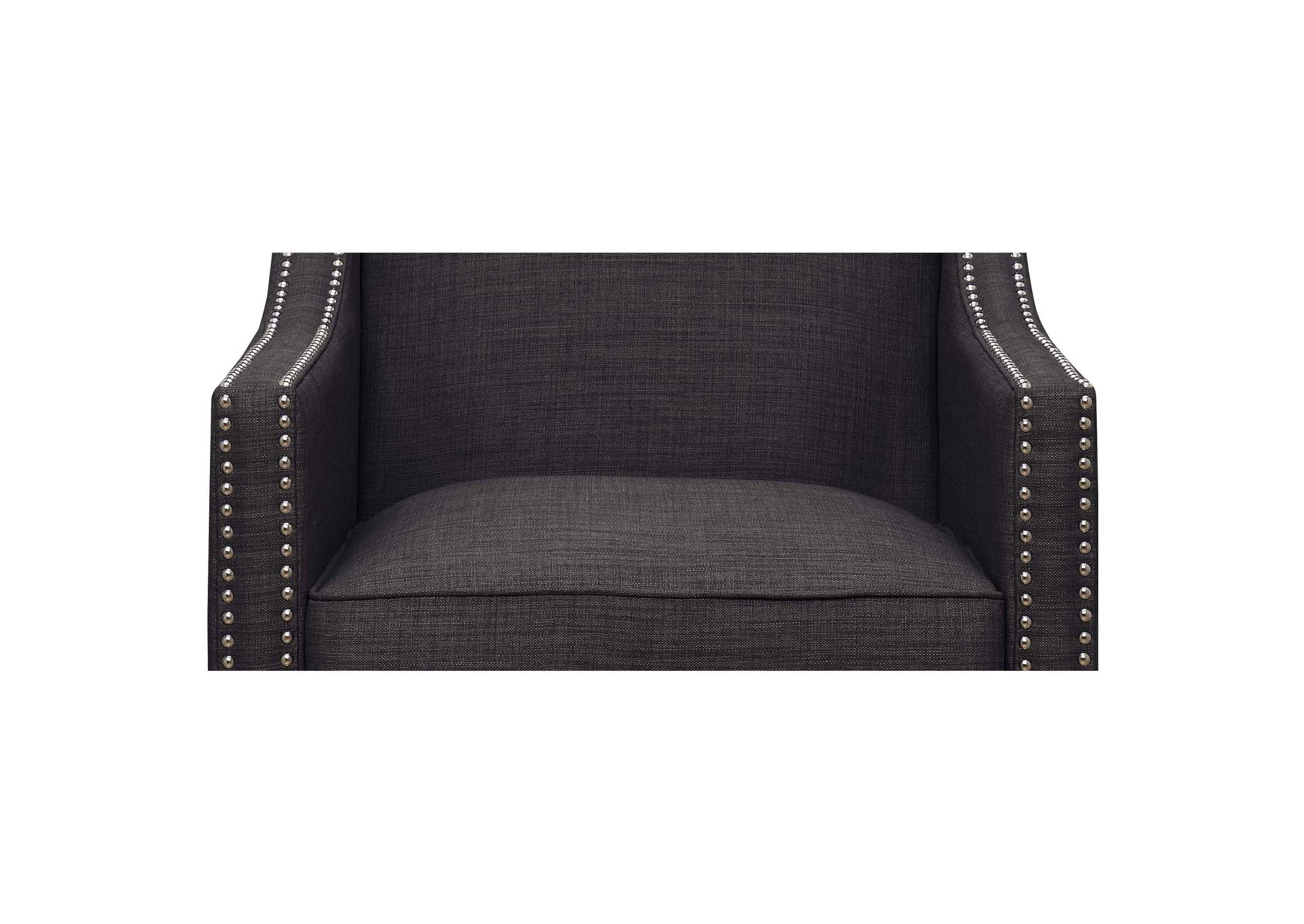 Erica 497 Chair With Chrome Nails Heirloom Charcoal,Elements