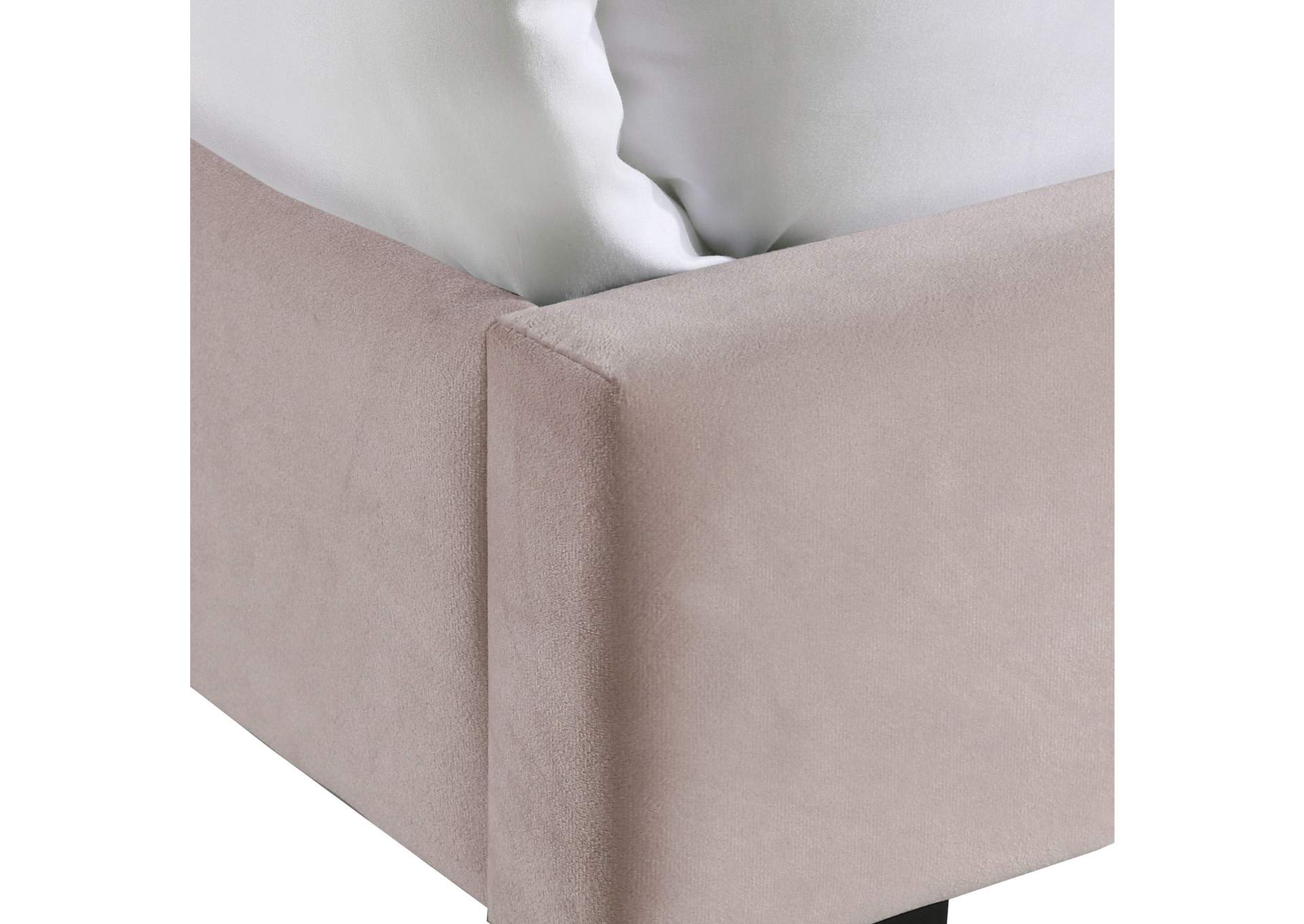 Erica Queen Bed In Carroll Pink With Two End Table 3A,Elements