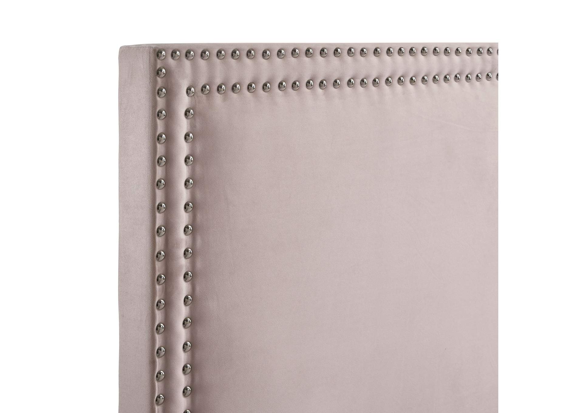 Erica Queen Bed In Carroll Pink With Two End Table 3A,Elements