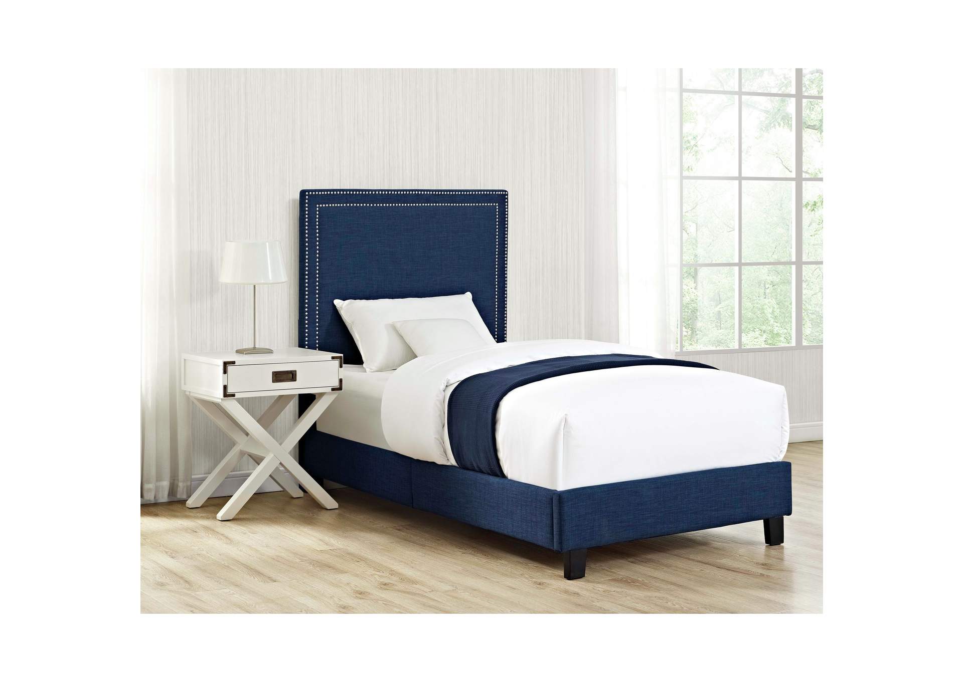 Erica Twin Bed Heirloom Blue,Elements